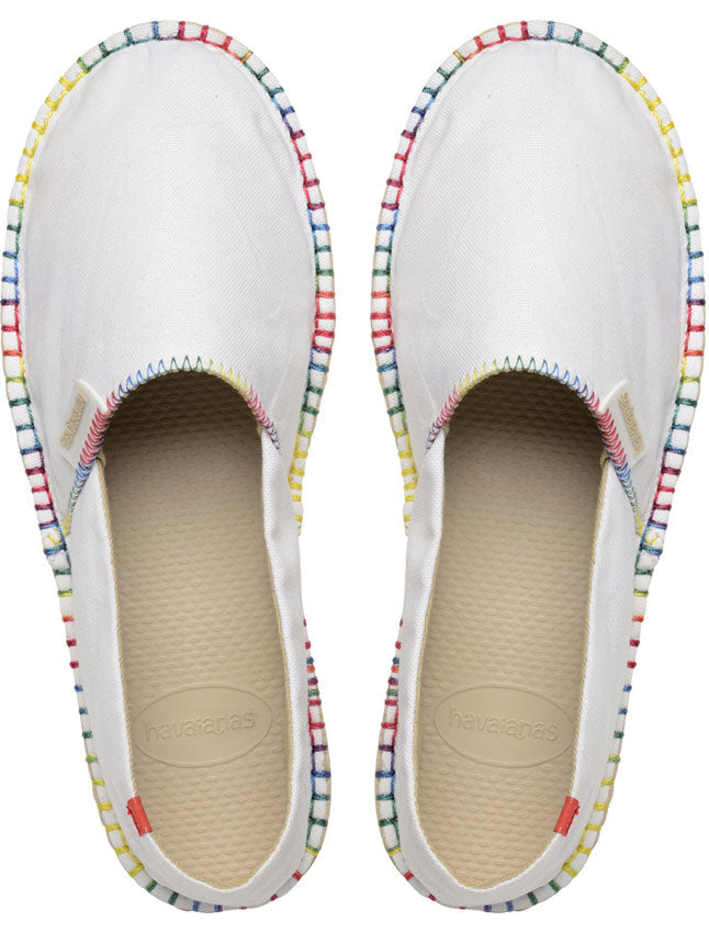 HAVAIANAS Обувки ORIGINE DETAILS WHITE