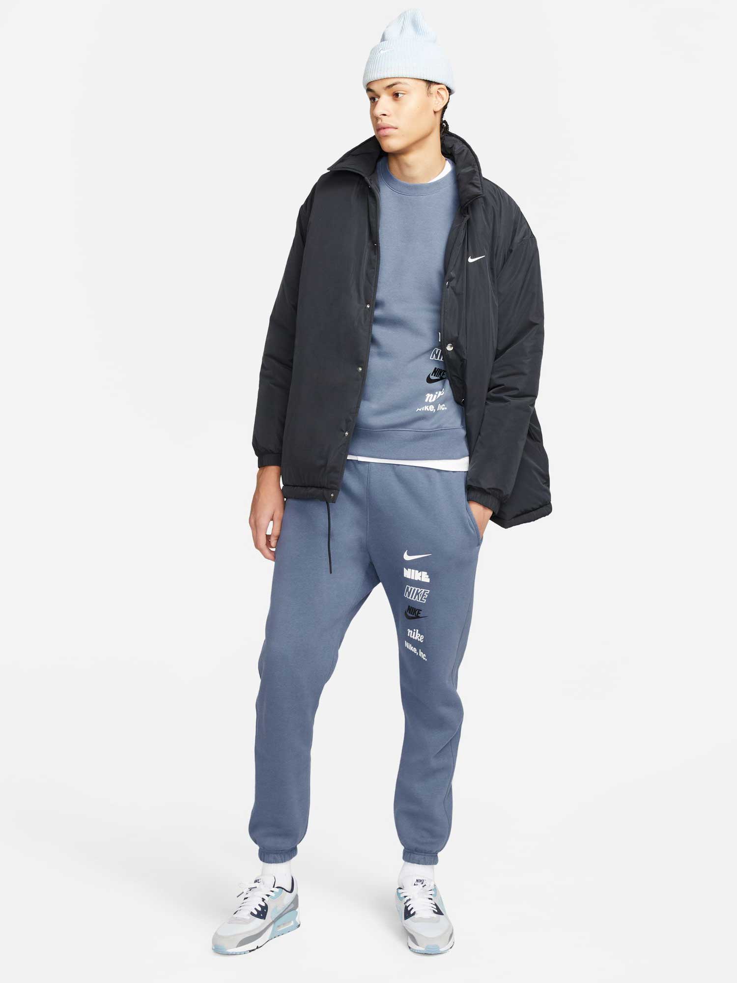 NIKE Блуза M NK CLUB + BB CREW MLOGO