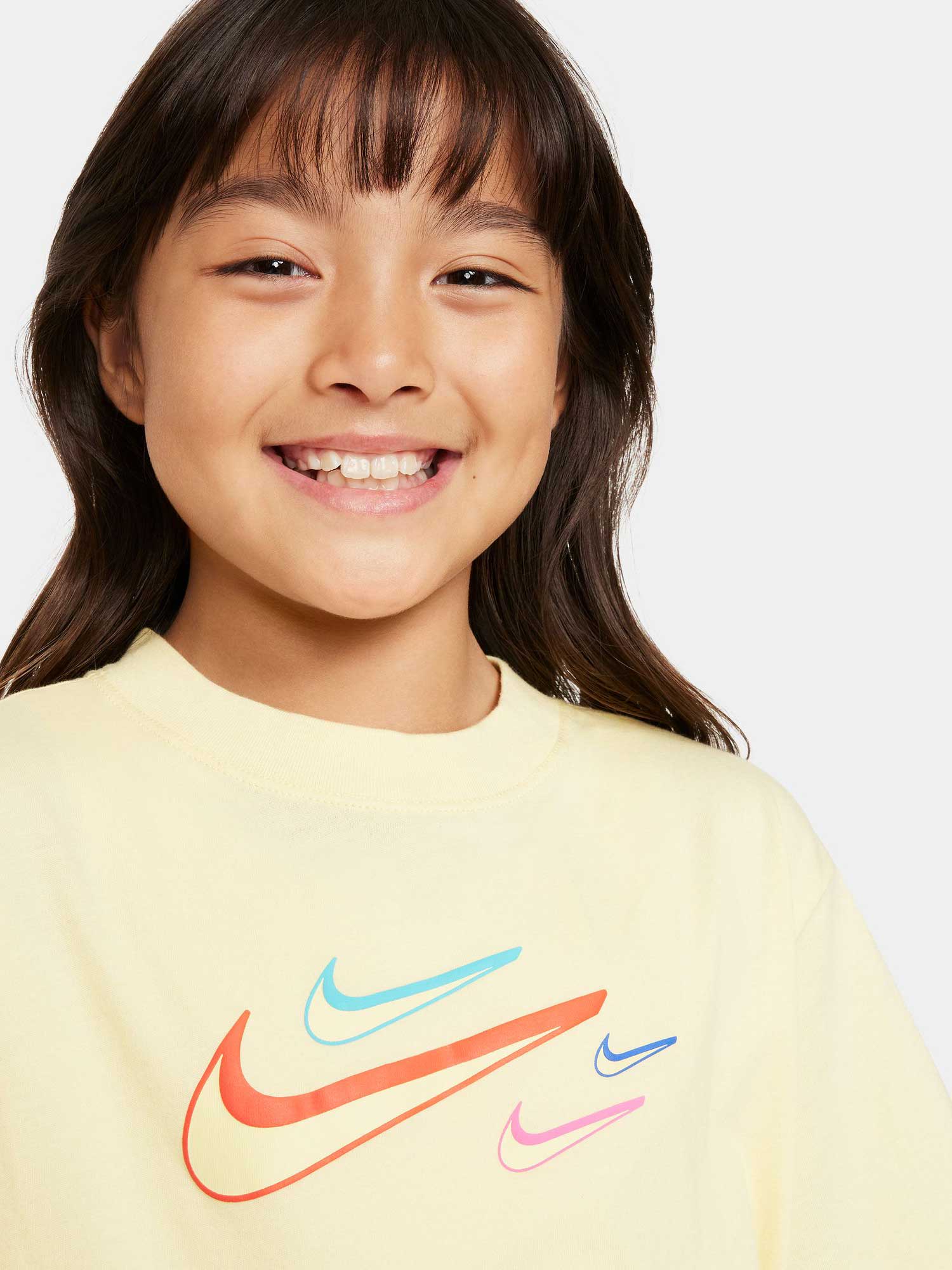 NIKE Тениска G NSW TEE BOXY SWOOSH LOGO
