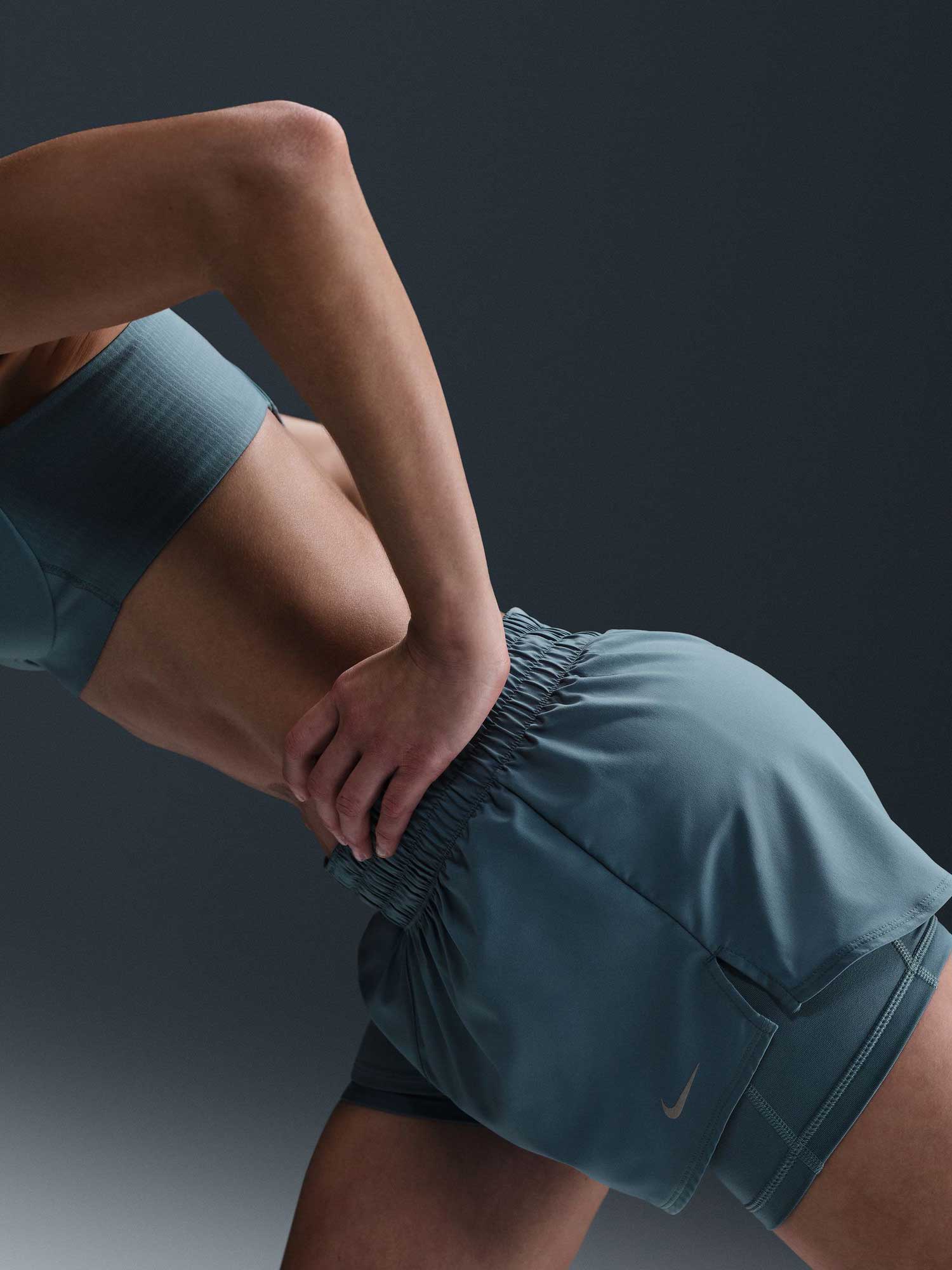 NIKE Къси панталони W NK ONE DF MR 3IN 2N1 SHORT
