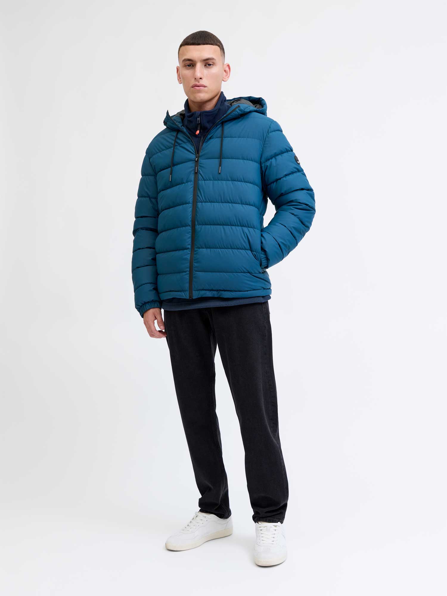 JACK & JONES Яке JCOPOINT PU PUFFER JACKET BF