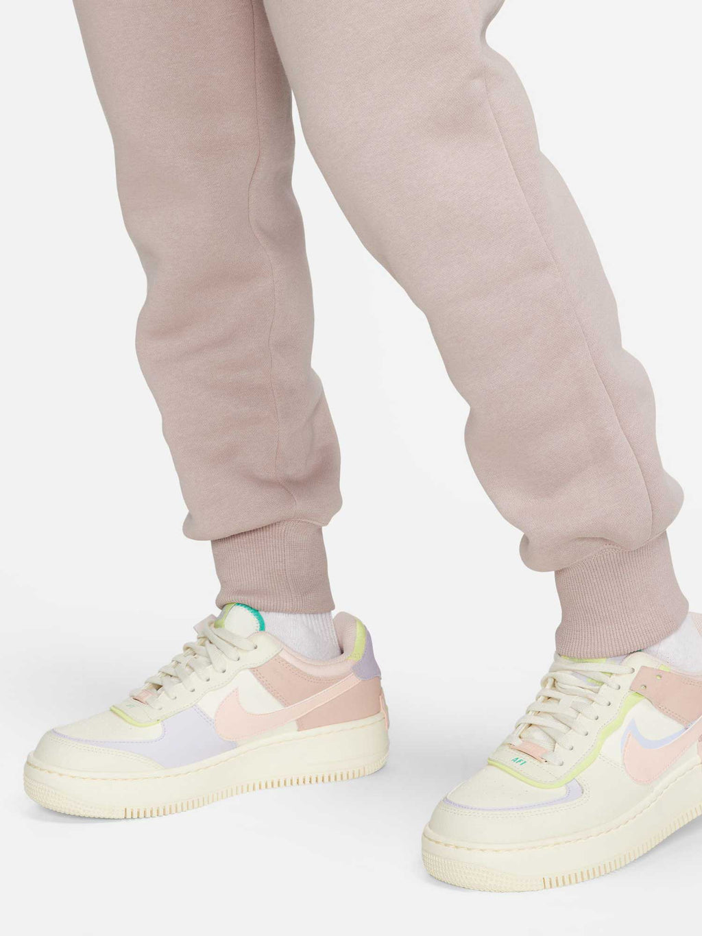 NIKE Спортно долнище W NSW PHNX FLC HR PANT STD