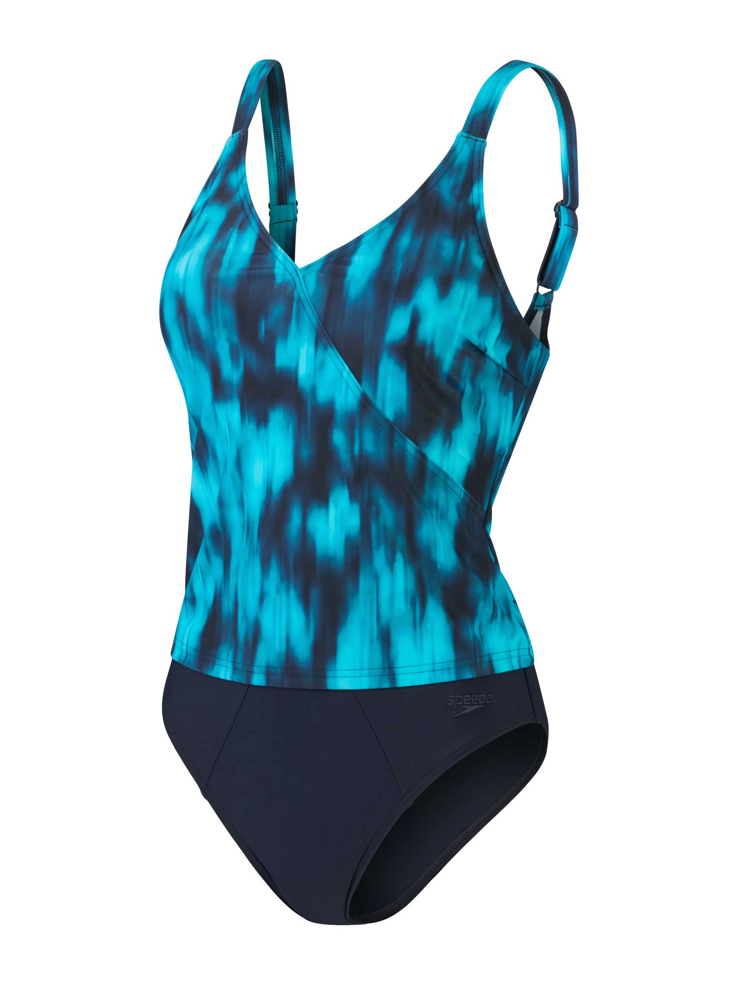 SPEEDO Цял бански WOMENS SHAPING CONTOURECLIPSE PRINTED