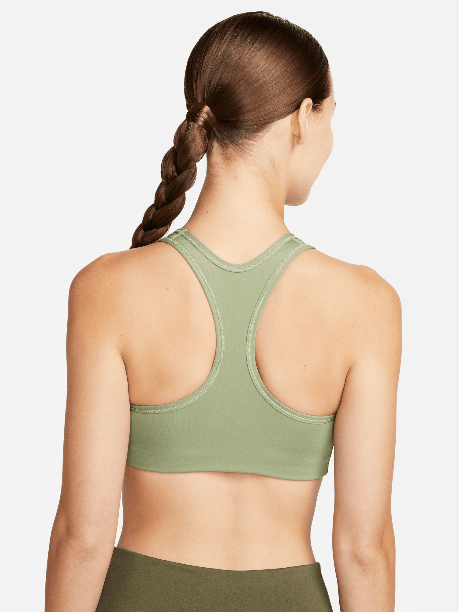 NIKE Спортен сутиен W DF SWSH 1PP BRA