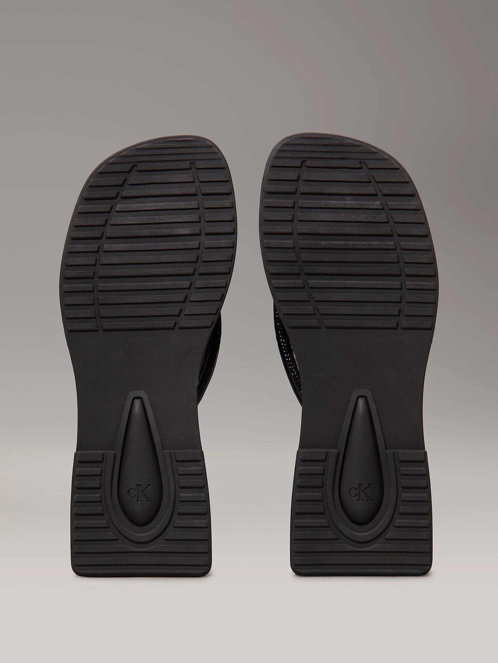 Calvin Klein Jeans Джапанки SQ LOW WEDGE SANDAL STITCH
