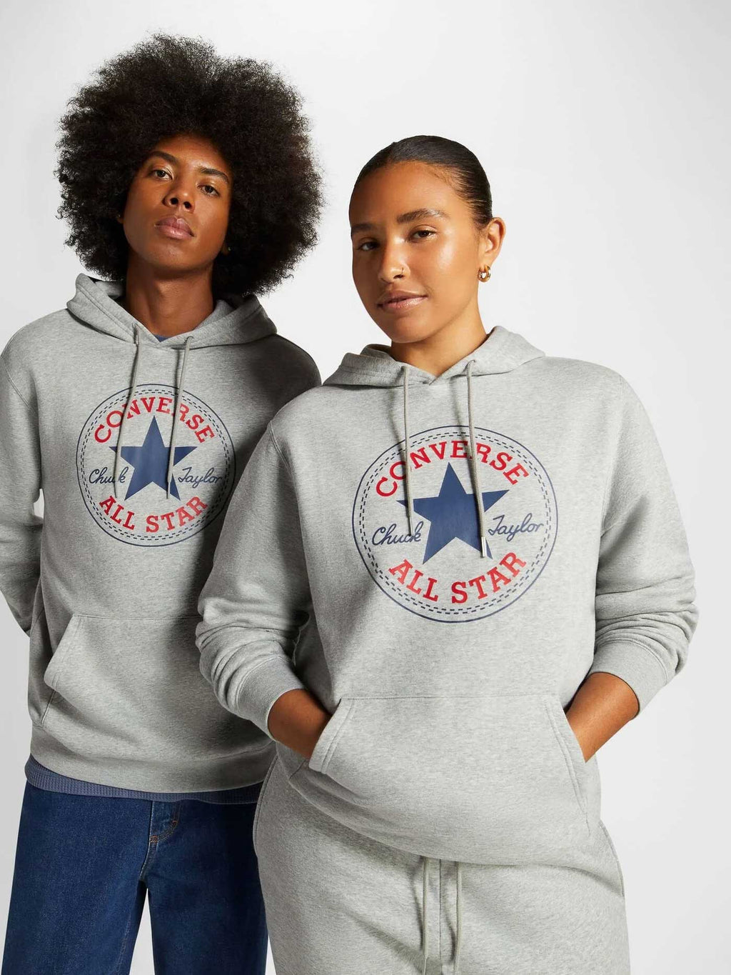 CONVERSE Суитшърт GO-TO ALL STAR PATCH