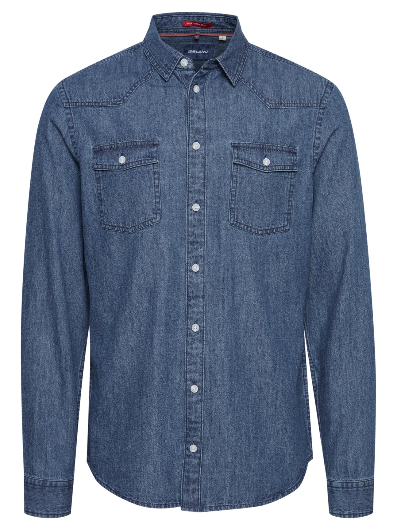 BLEND Риза BHNANTES - Denim