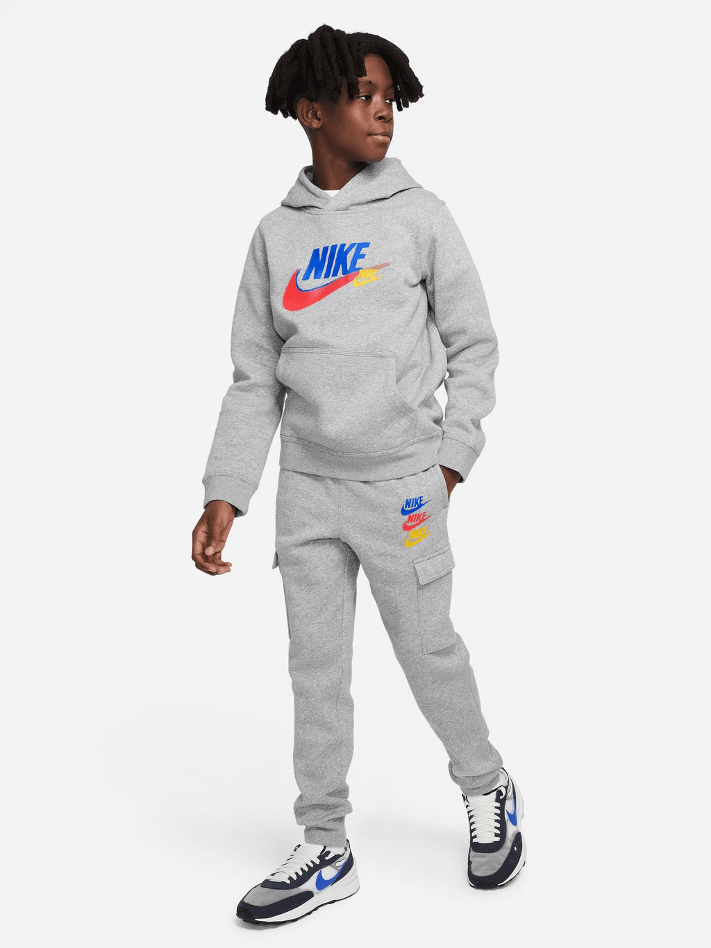 NIKE Спортно долнище B NSW SI FLC CARGO BB