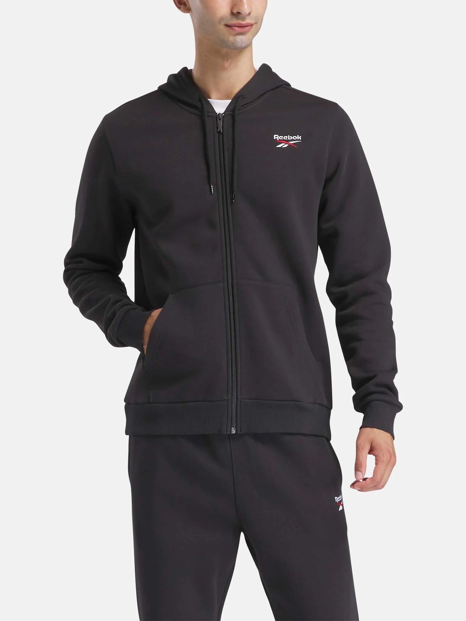 REEBOK Суитшърт IDENTITY SL FLEECE FZ