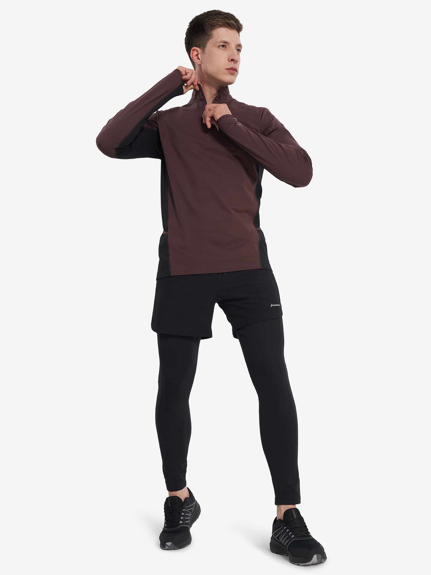 DEMIX Блуза M D Running Trail Jumper half zip