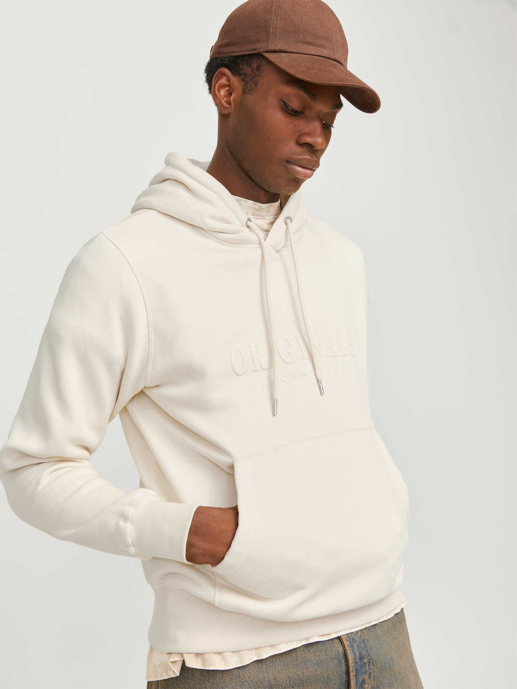 JACK & JONES Суитшърт JORFREDERIKSBERG SWEAT HOOD SPA
