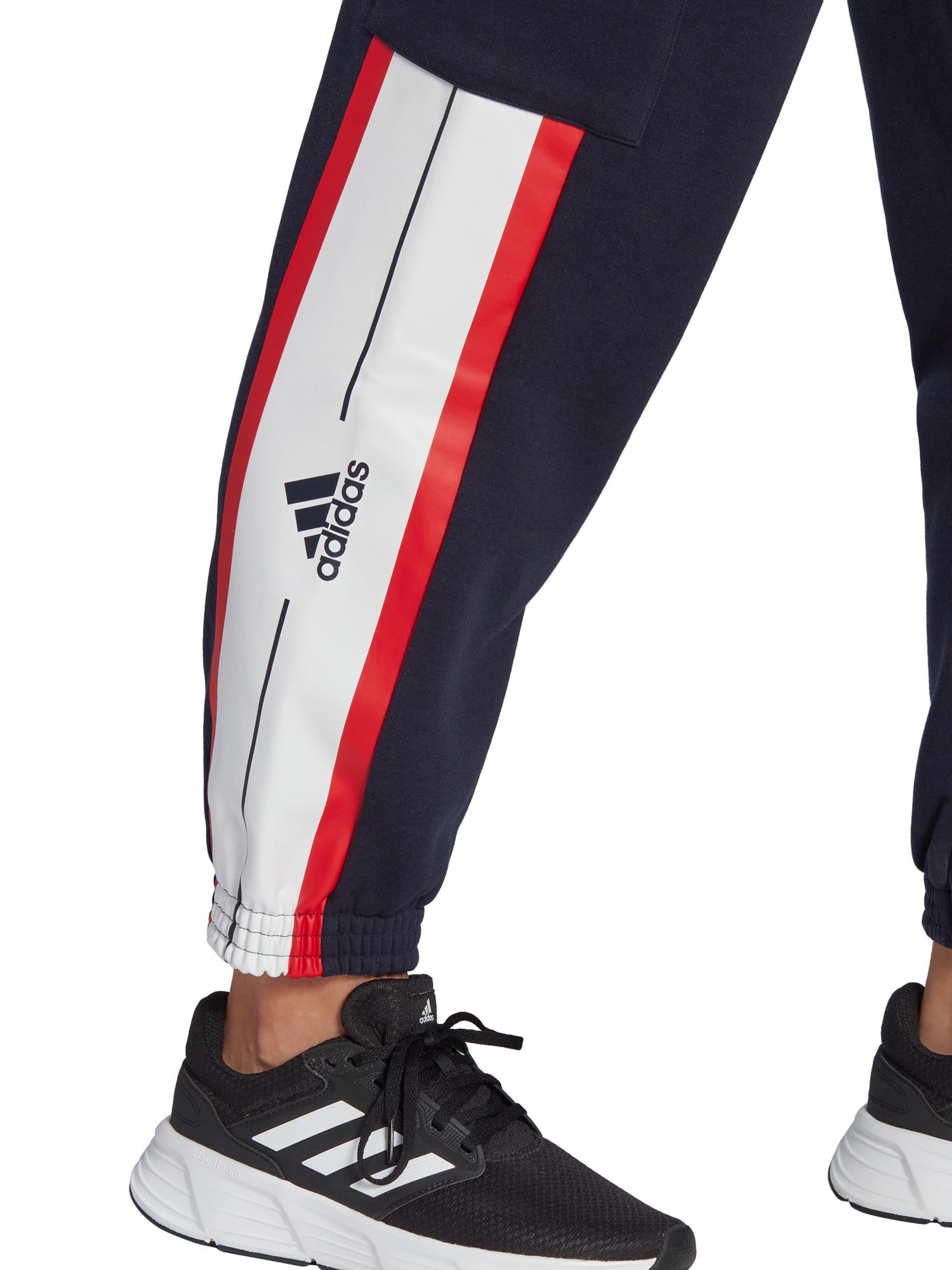 ADIDAS SPORTSWEAR Спортно долнище Essentials Pin Stripe Block Fleece