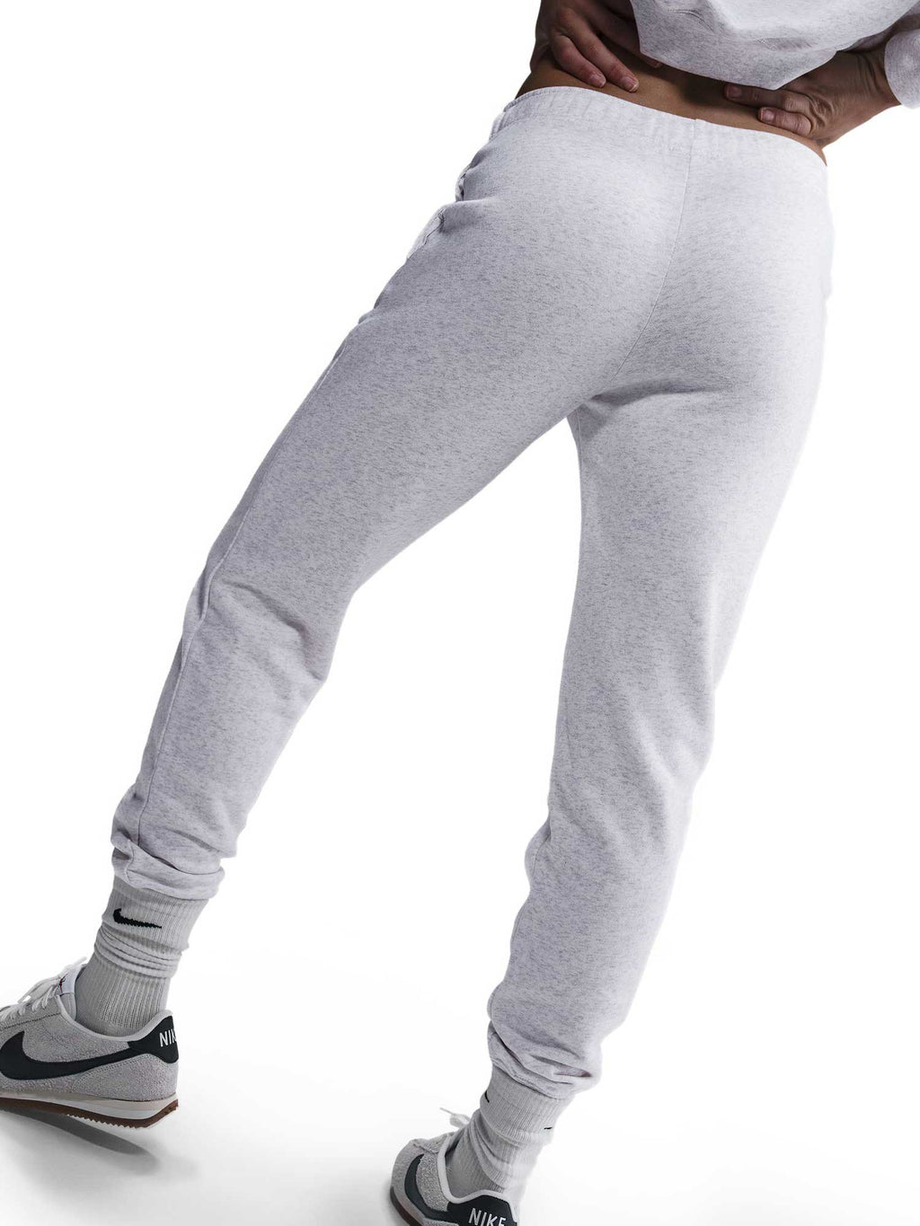 NIKE Спортно долнище W NSW CLUB FLC MR GFX STD PANT