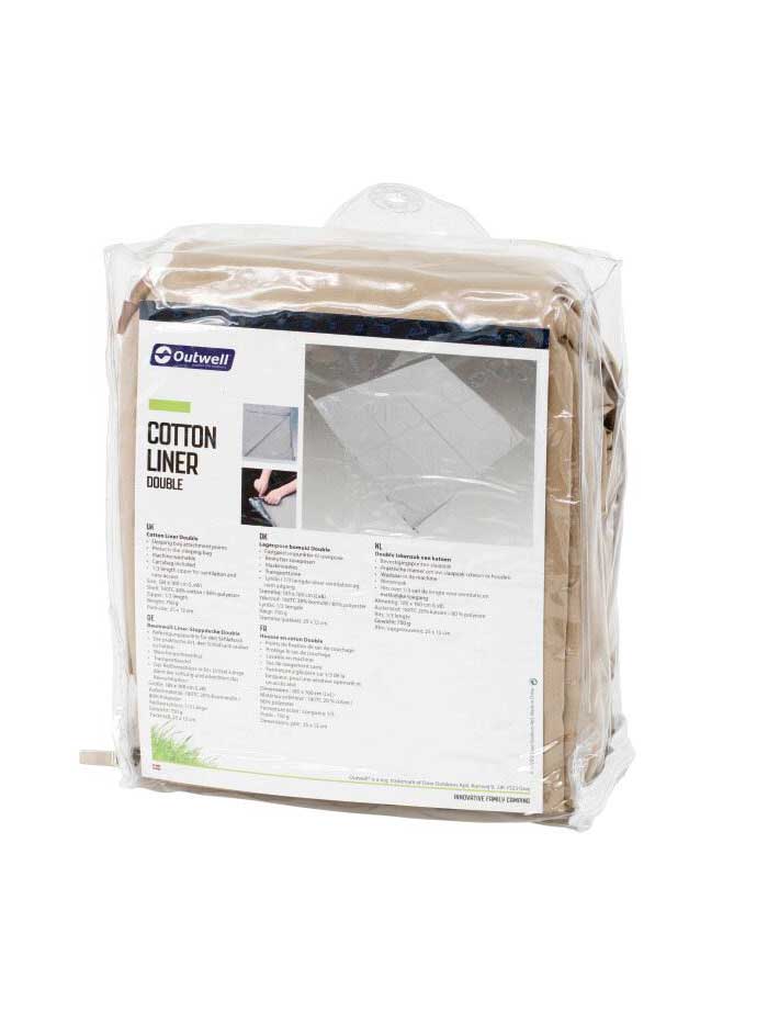 OUTWELL Чаршаф за спален чувал Cotton Liner Double