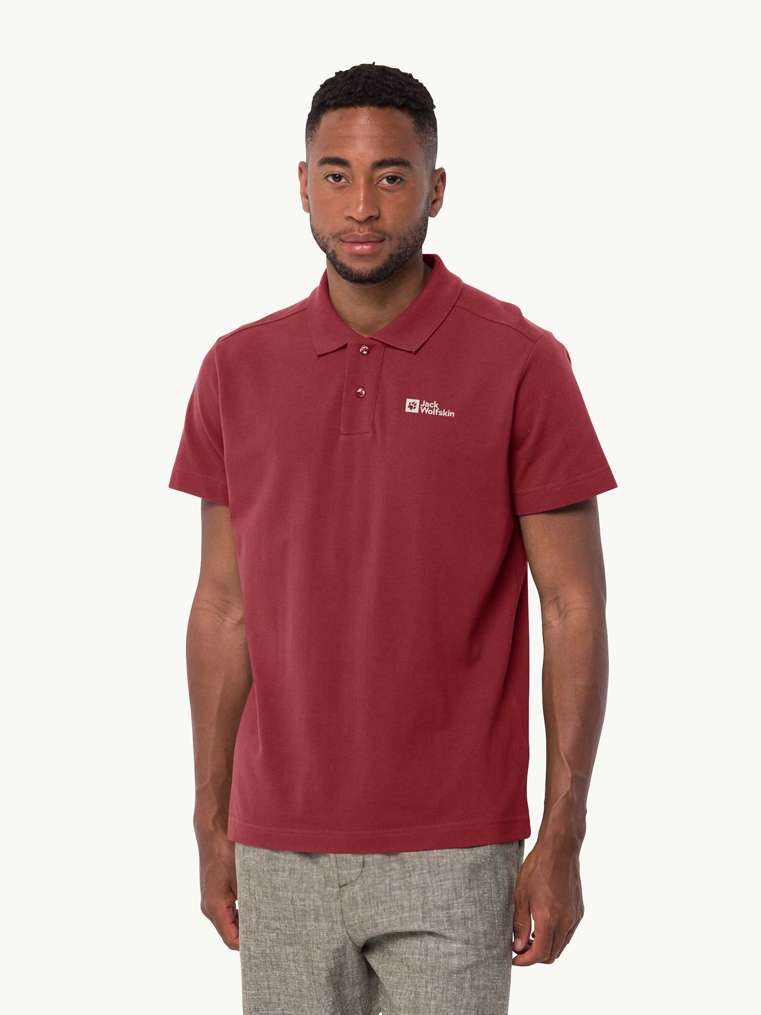 JACK WOLFSKIN Тениска ESSENTIAL POLO M