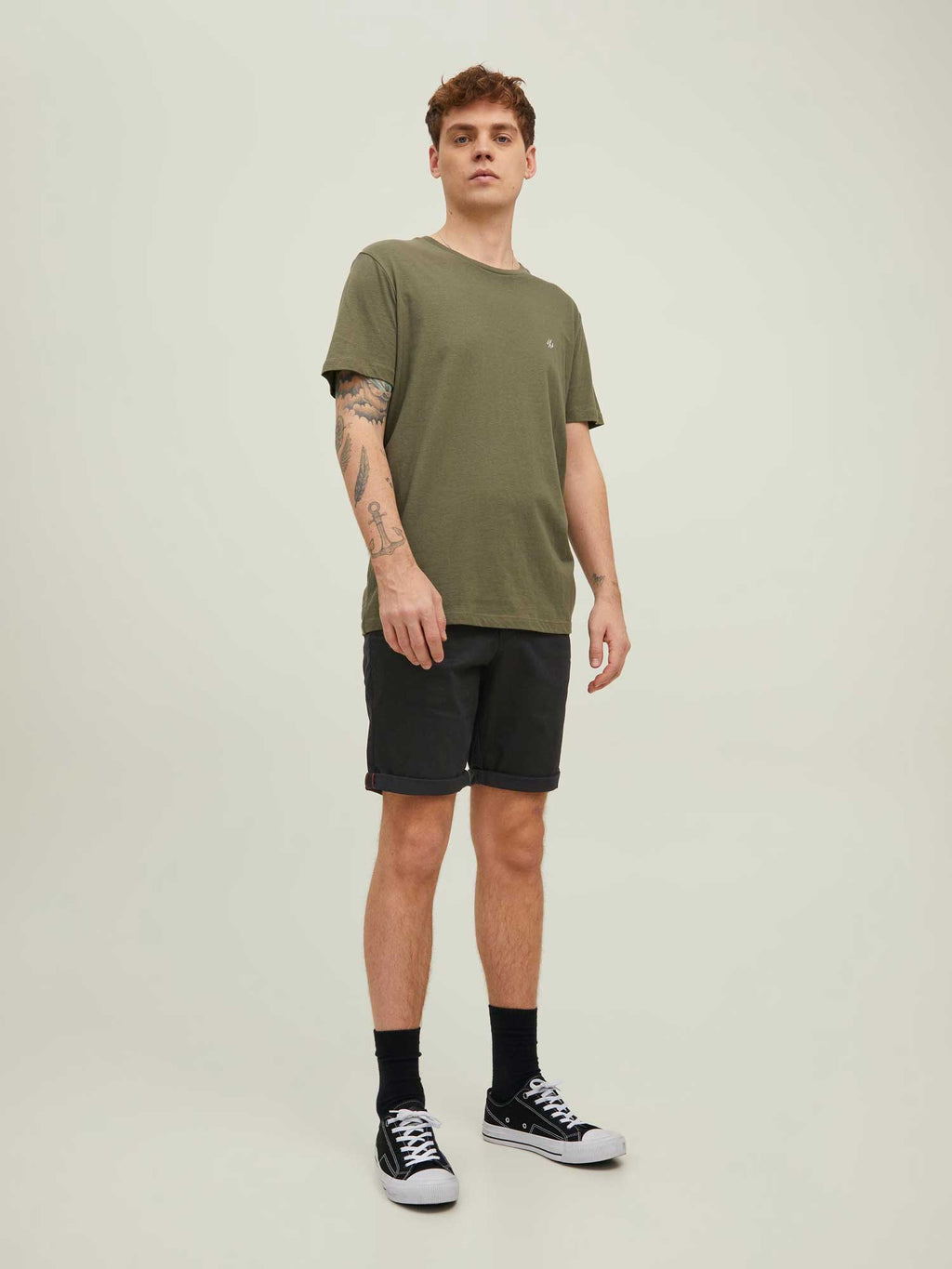 JACK & JONES Къси панталони JPSTBOWIE JJSHORTS SOLID SN