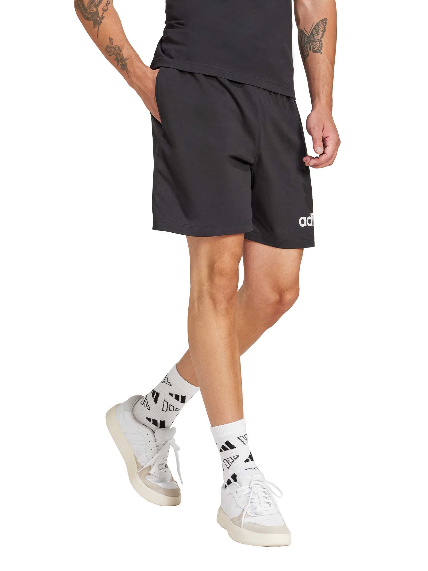 ADIDAS SPORTSWEAR Къси панталони Essentials Linear Single Jersey