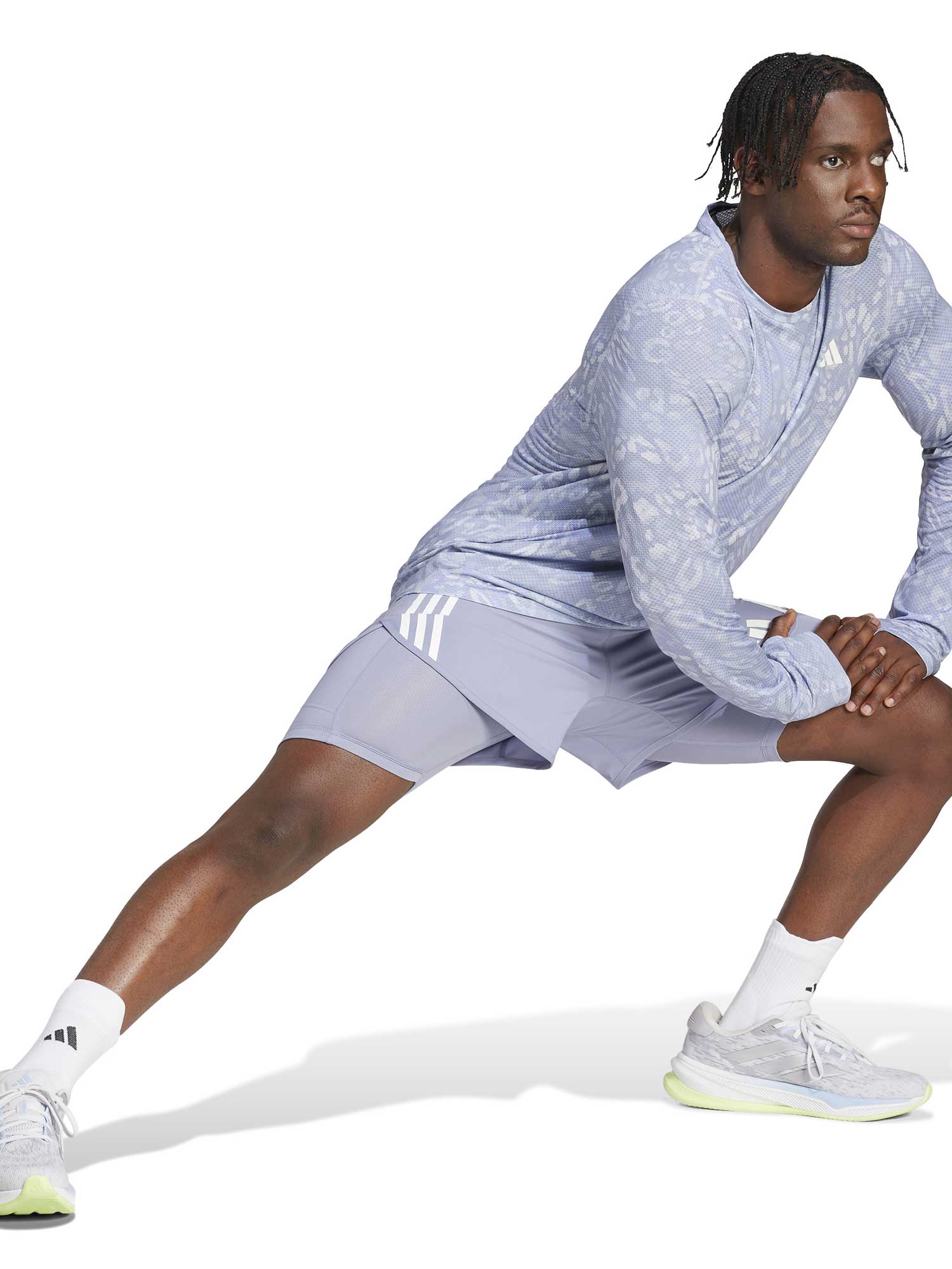 ADIDAS PERFORMANCE Блуза Own the Run CLIMACOOL 3-Stripes