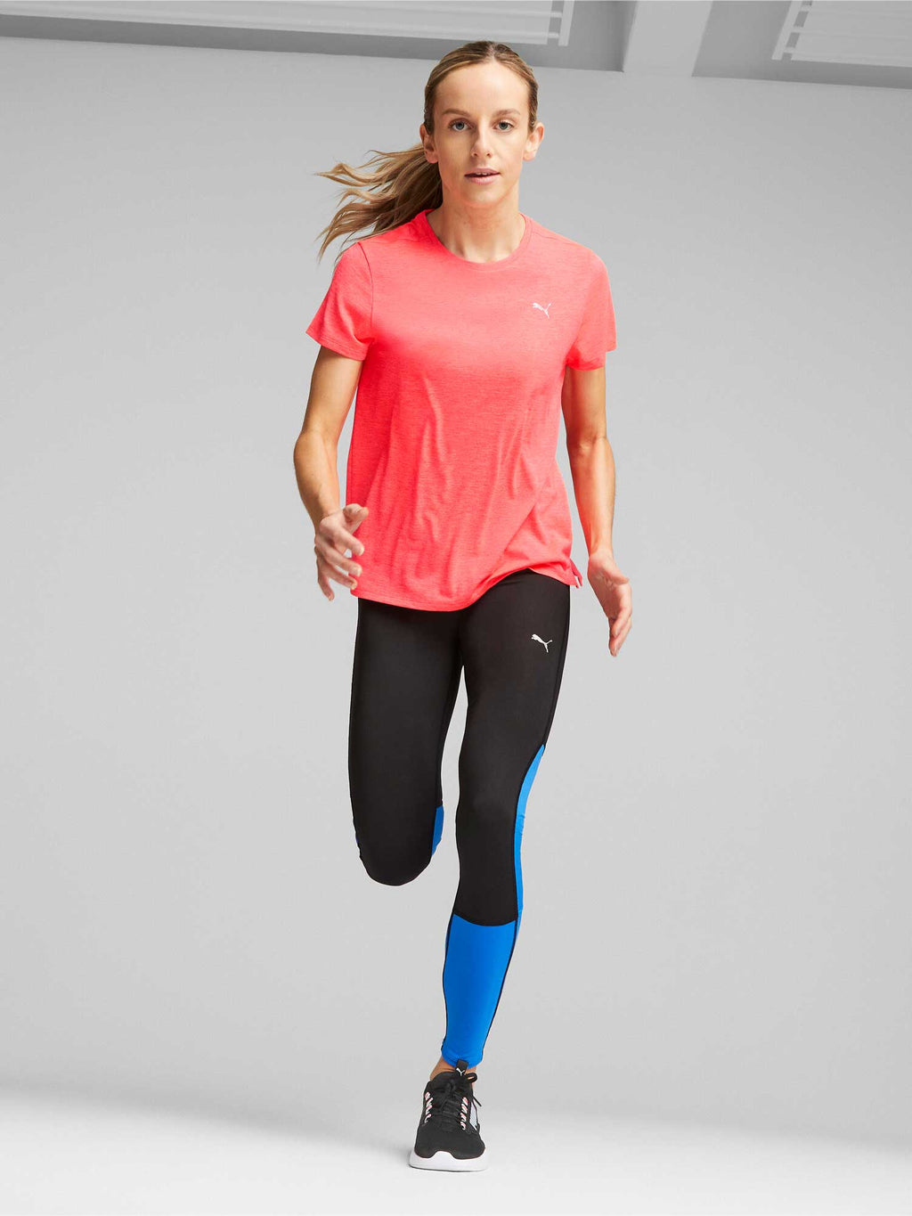 PUMA Тениска RUN FAVORITE HEATHER SS W