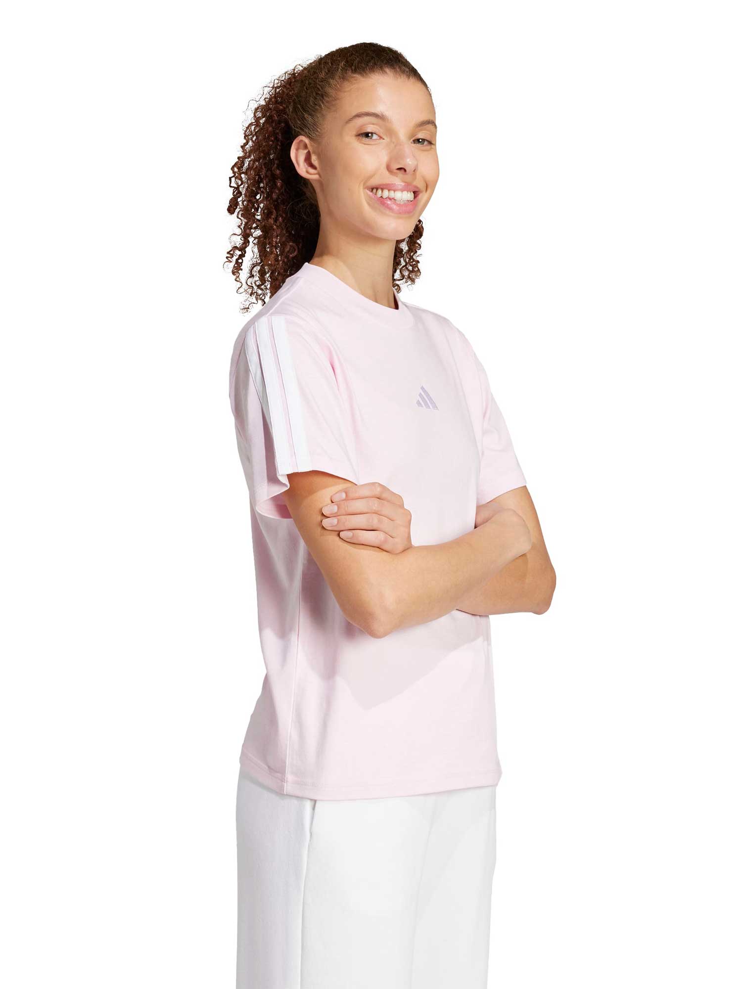 ADIDAS SPORTSWEAR Тениска Essentials 3-Stripes Cotton T-Shirt