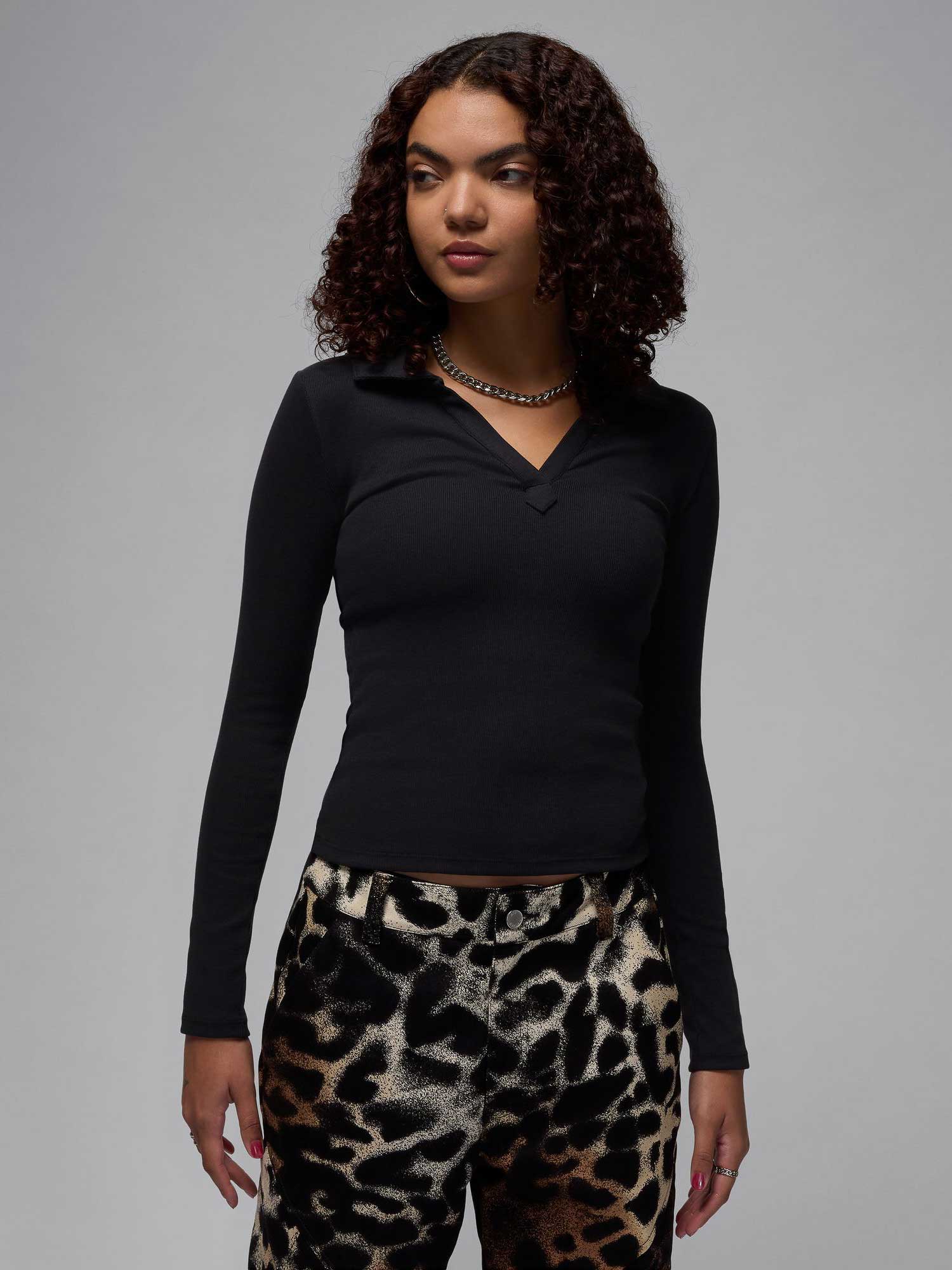 JORDAN Блуза W J LS KNIT TOP HO 2