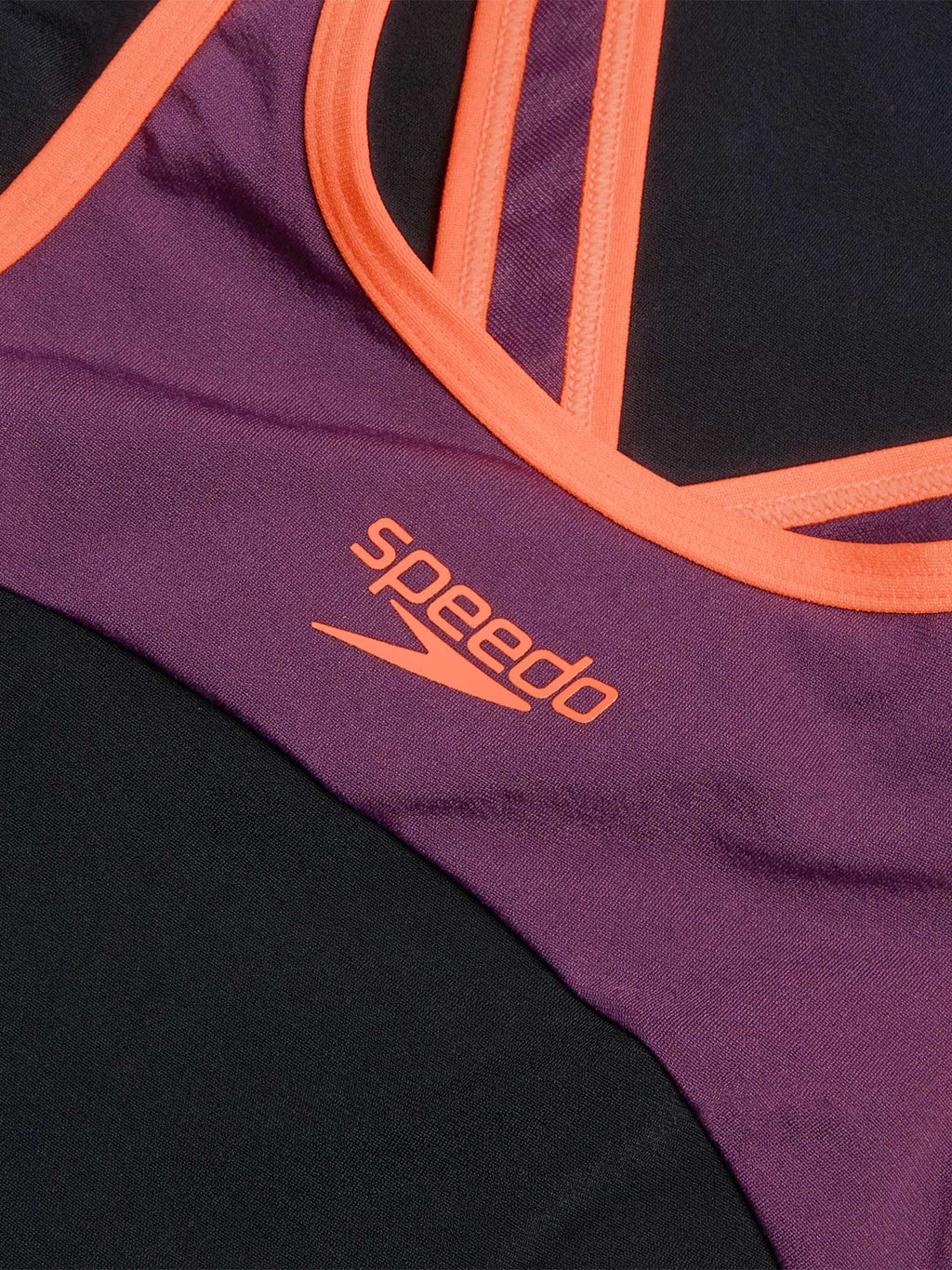SPEEDO Цял бански WOMENS HIGH NECK SPLICE CROSS BACK