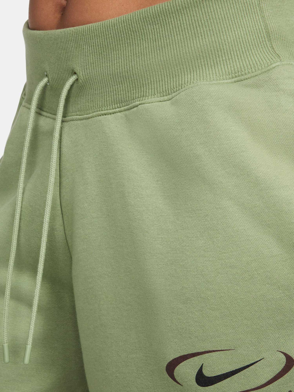 NIKE Спортно долнище W NSW PHNX FLC HR OS PANT PRNT