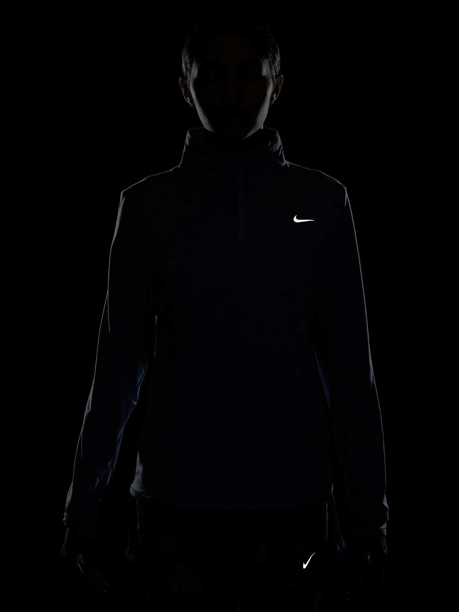 NIKE Блуза W NK SWIFT ELMNT DF UV HZ TOP