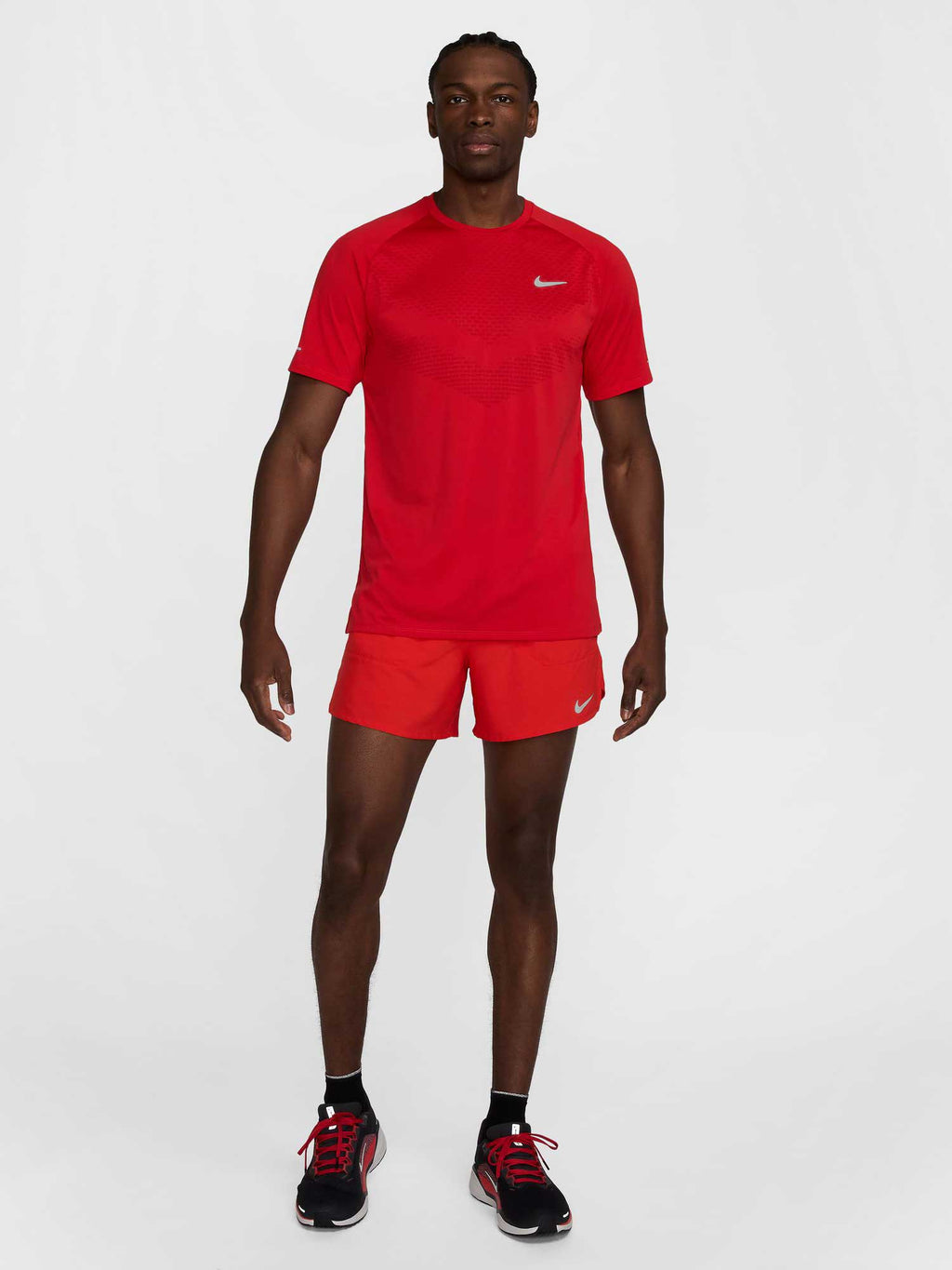 NIKE Тениска M NK DFADV STRIDE SS TOP