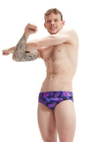 SPEEDO Бански MENS 8CM ALLOVER DIGITAL BRIEF