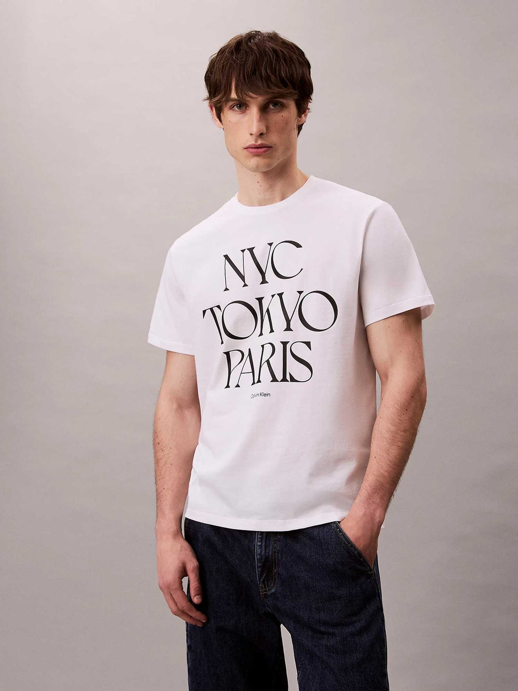 Calvin Klein Jeans Тениска SS 20S TC FLAGSHIP CITY GRAPHI