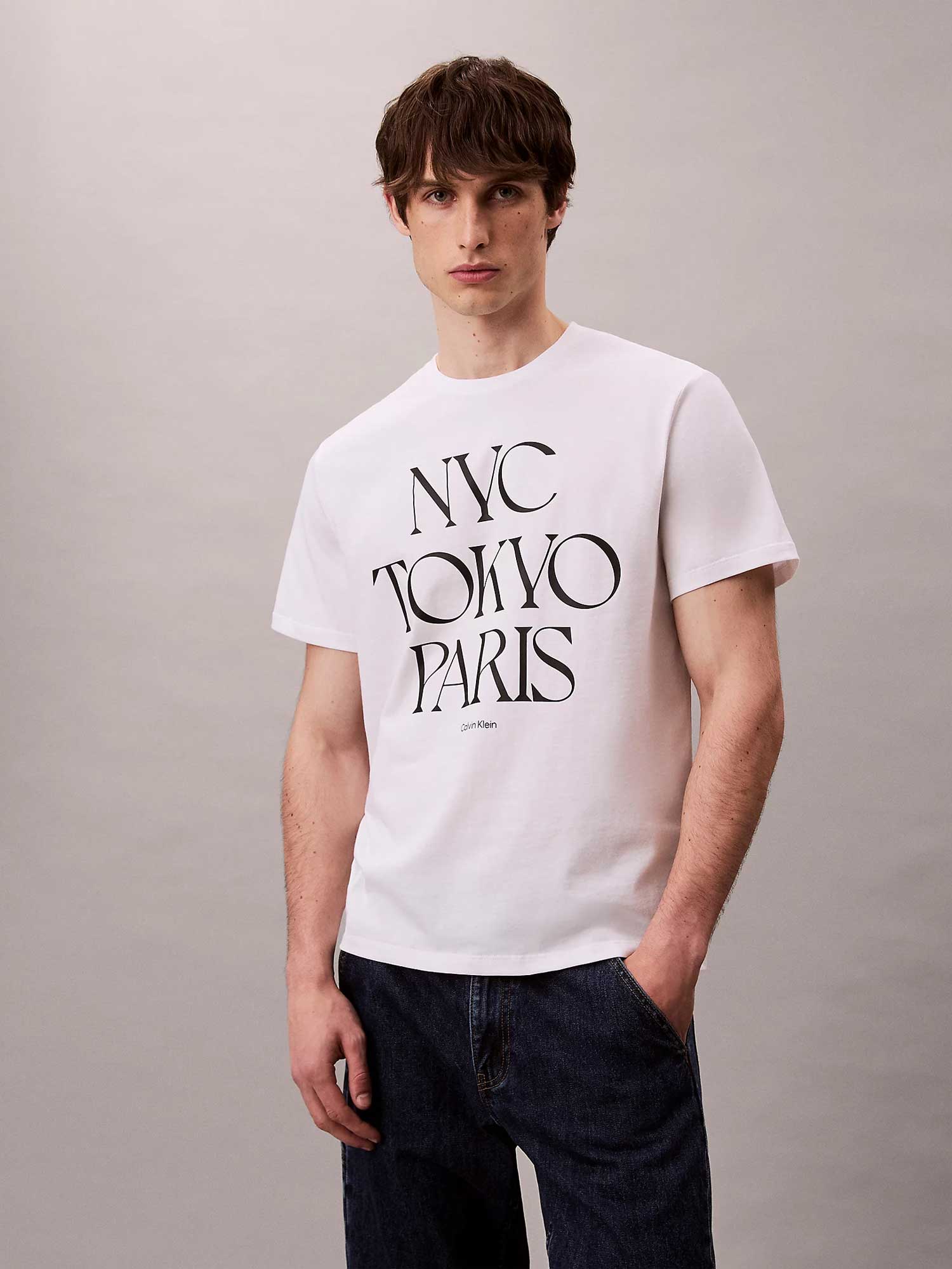 Calvin Klein Jeans Тениска SS 20S TC FLAGSHIP CITY GRAPHI