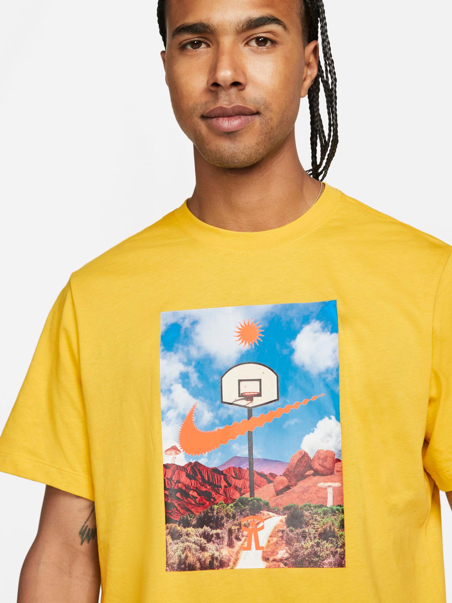 NIKE Тениска M HOOP PHOTO