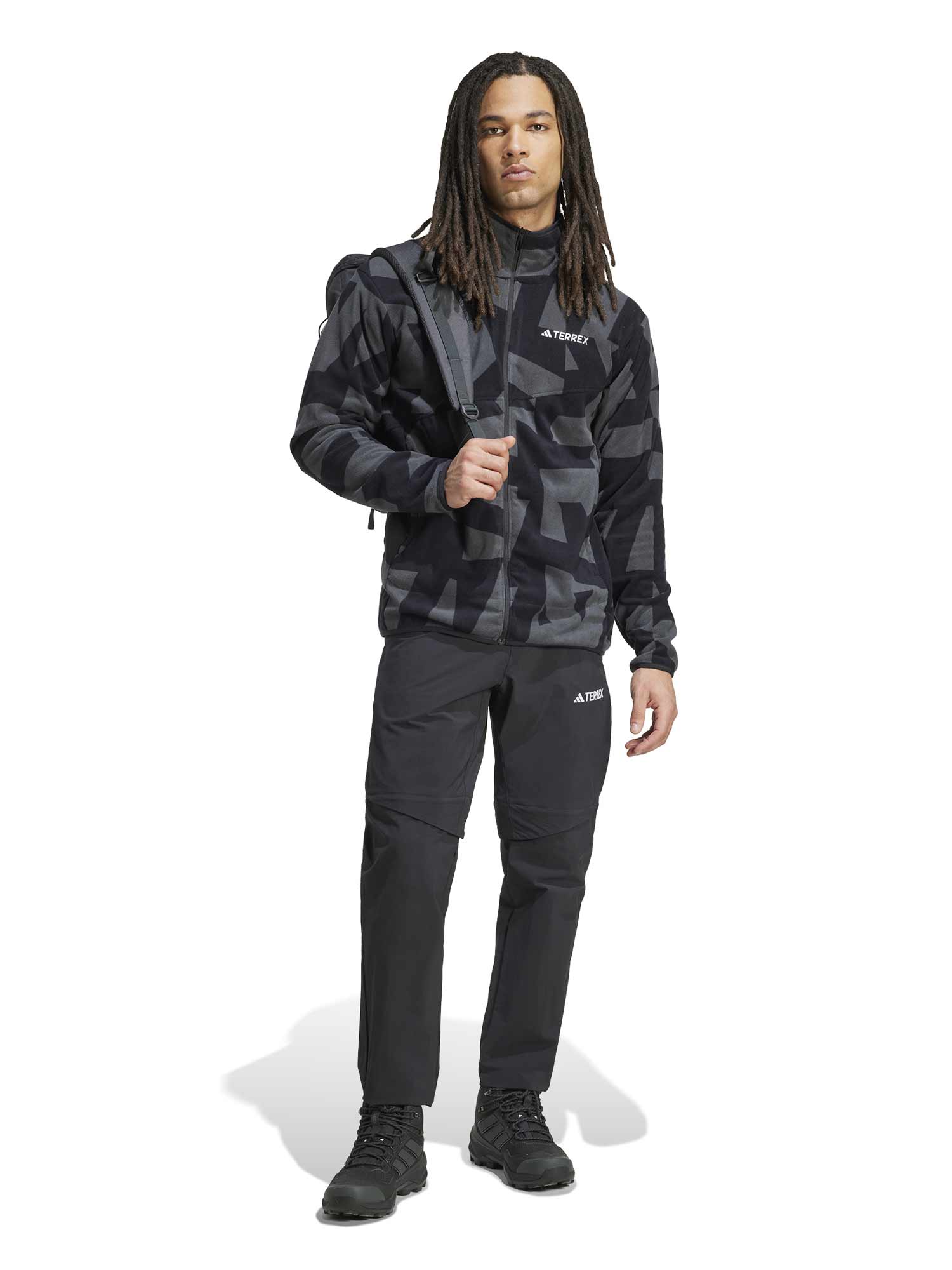 ADIDAS PERFORMANCE Полар Terrex Multi Printed Full-Zip Fleece Jacket