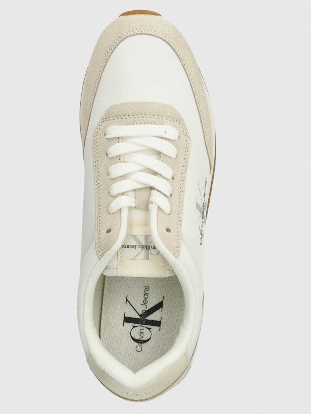 Calvin Klein Jeans Обувки RETRO RUNNER LOW LACE NY ML