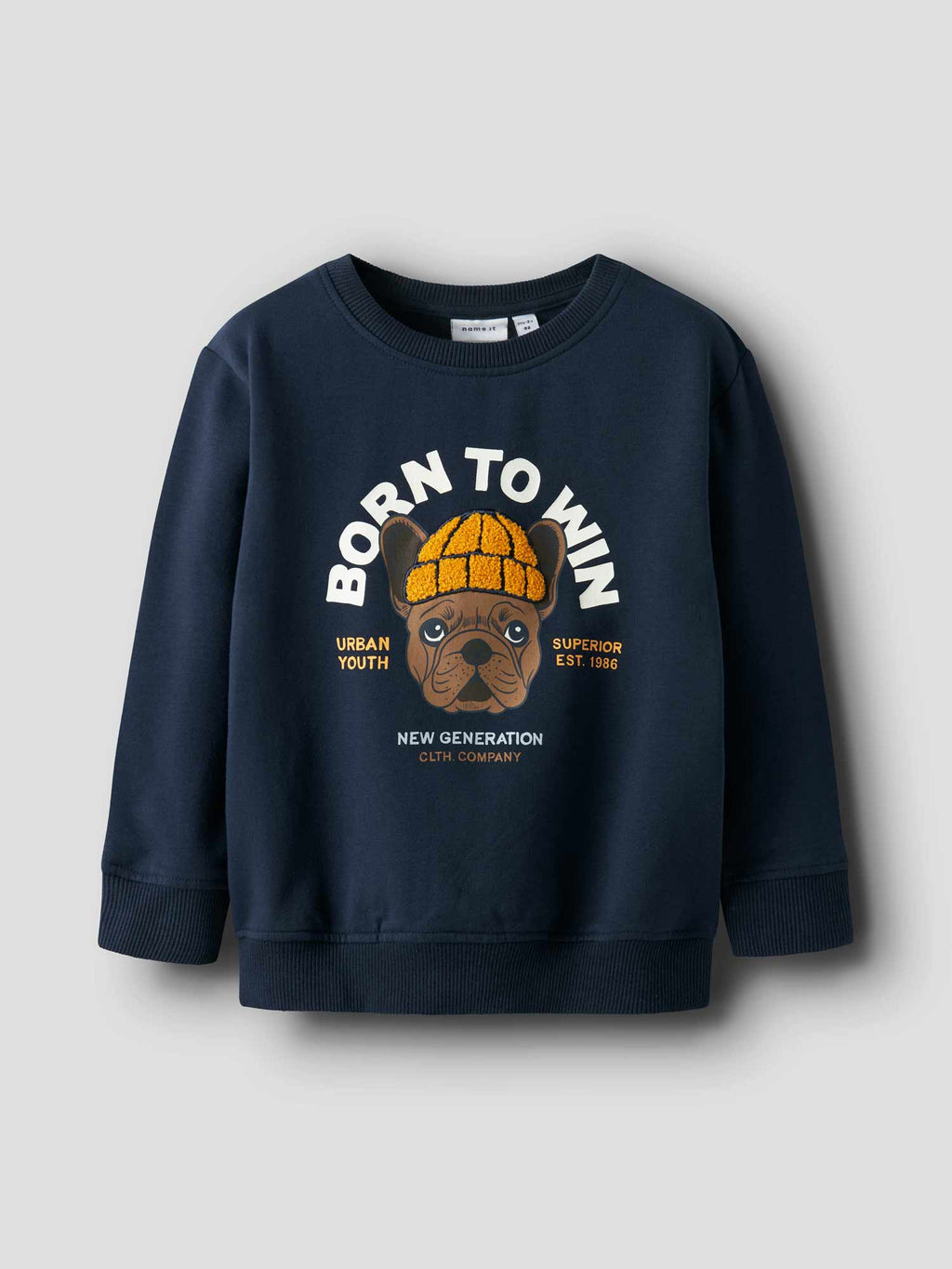 NAME IT Блуза NMMRIGUNA LS NREG SWEAT BRU BOX