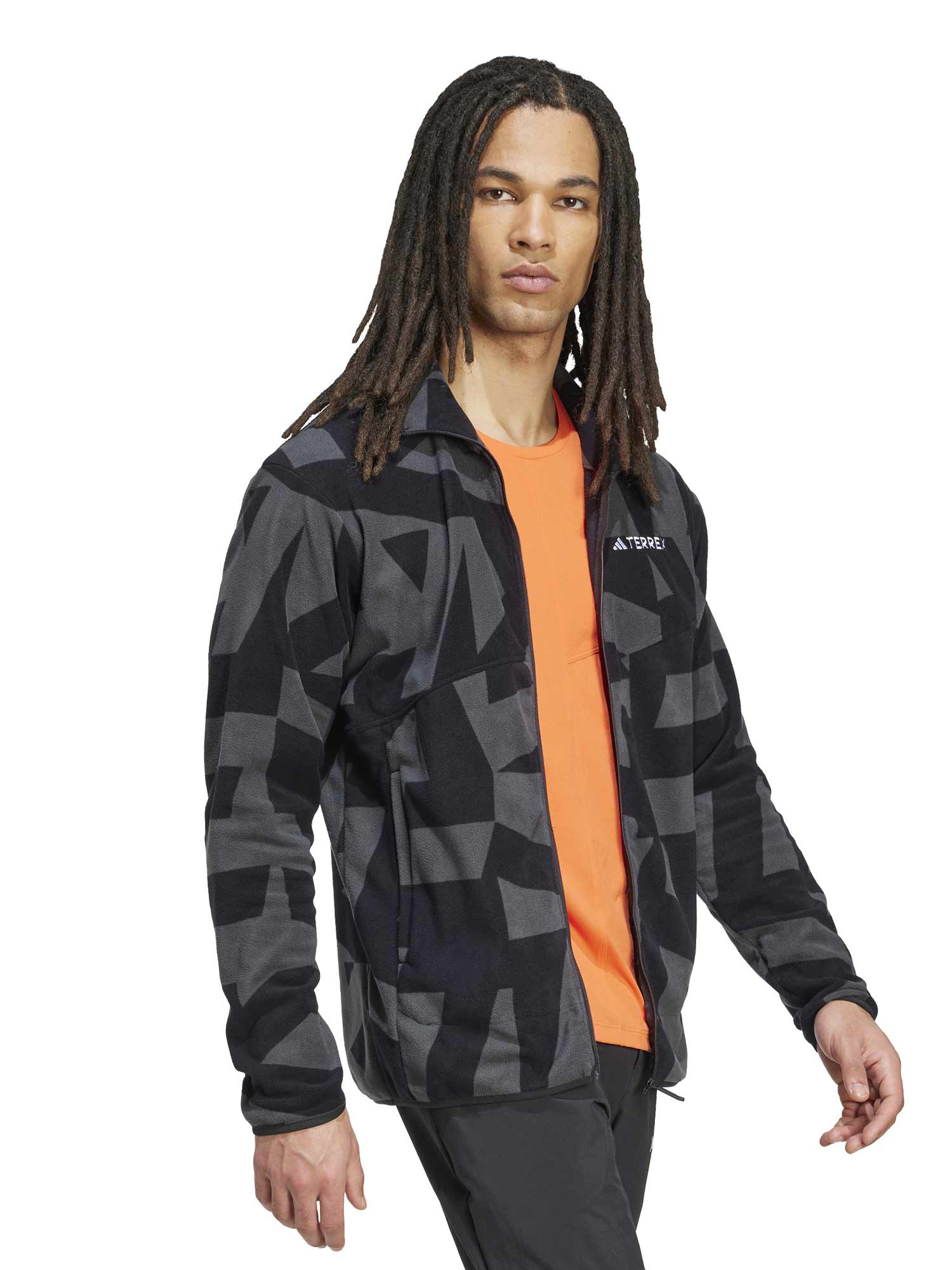 ADIDAS PERFORMANCE Полар Terrex Multi Printed Full-Zip Fleece Jacket