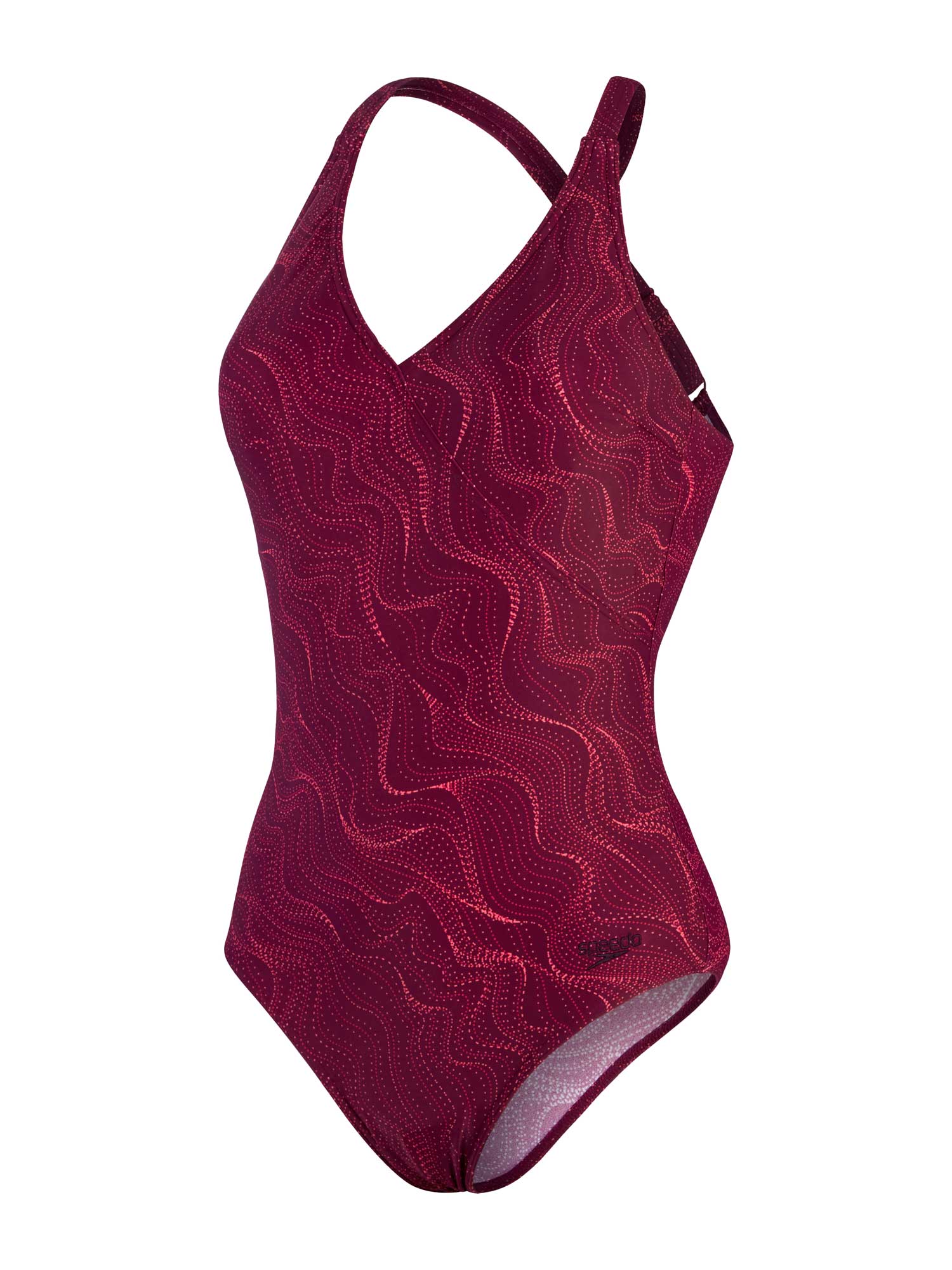 SPEEDO Цял бански WOMENS LOGO DEEP U-BACK