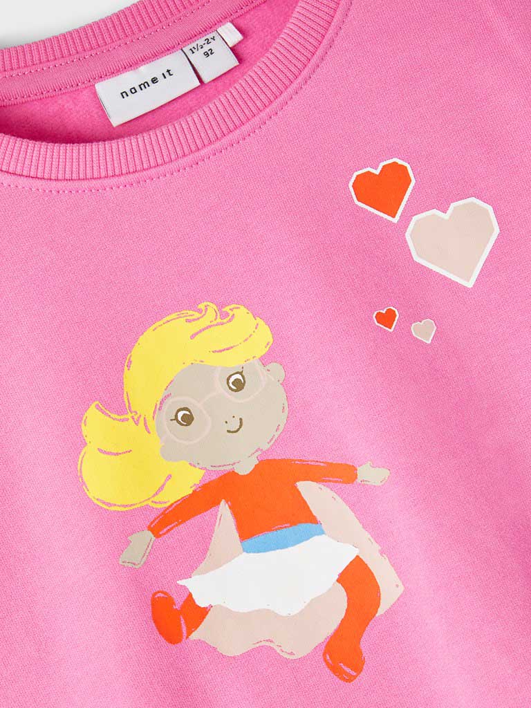 NAME IT Туника NMFLIVA SWEAT TUNIC BOX BRU