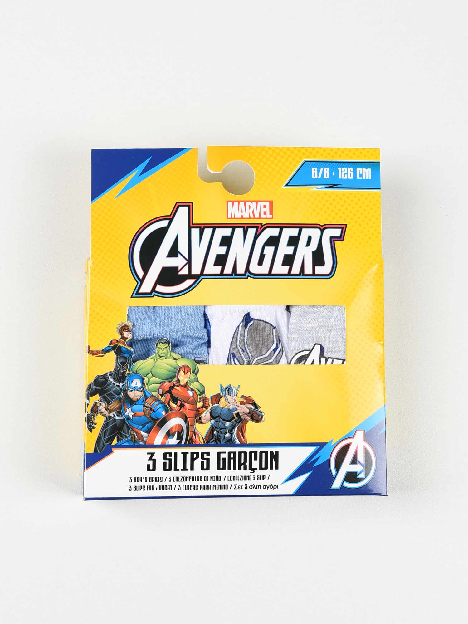 KIDS MOVIE HEROES Бельо - комплект 3 части Avengers