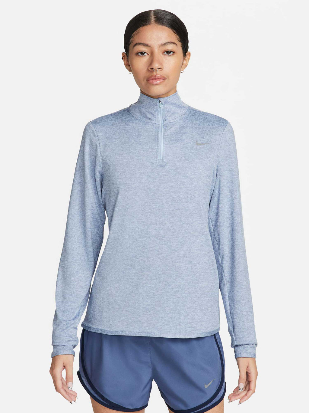 NIKE Блуза W NK SWIFT ELMNT DF UV HZ TOP