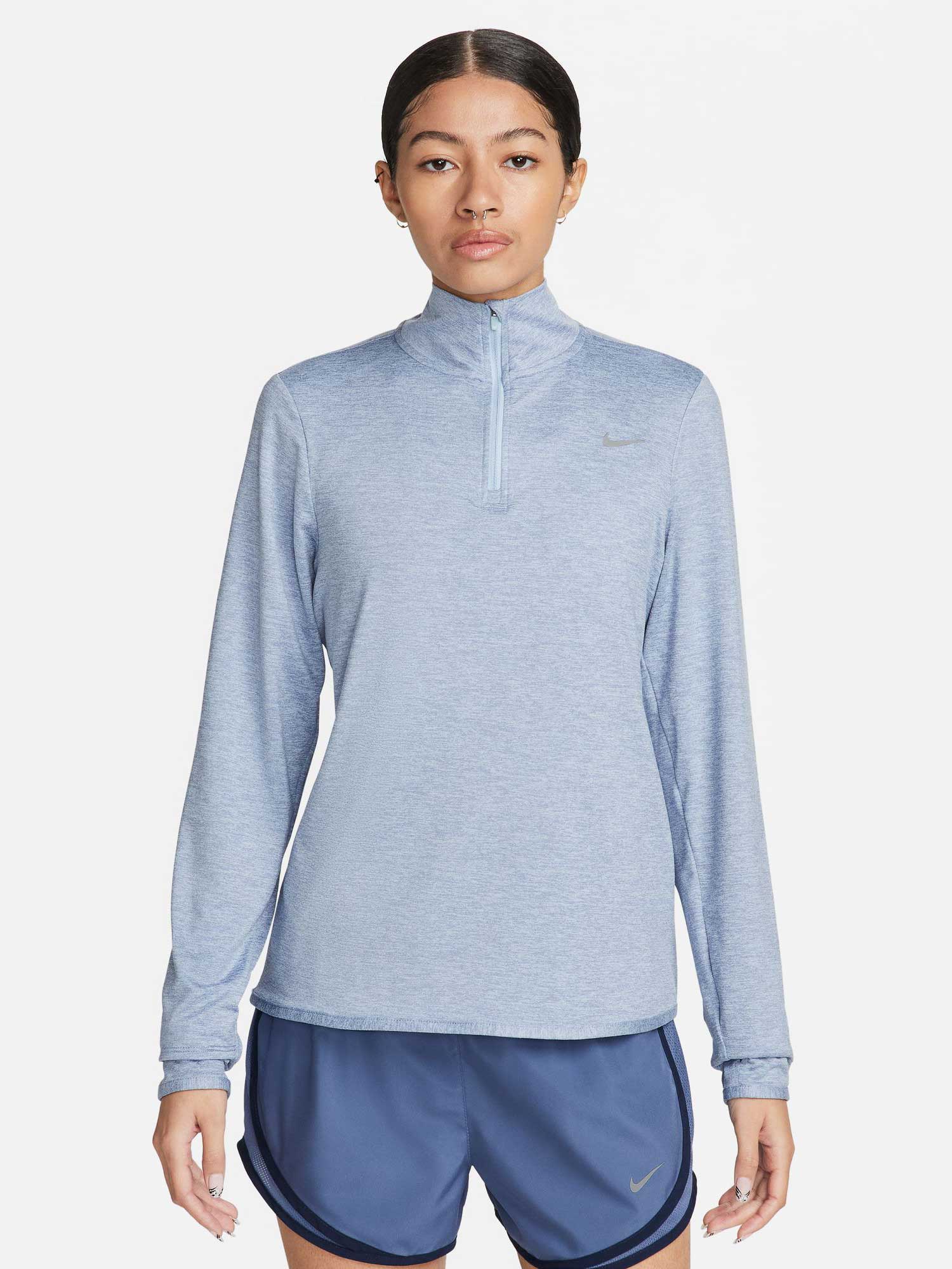 NIKE Блуза W NK SWIFT ELMNT DF UV HZ TOP