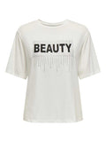 ONLY Тениска ONLSANNI S/S STONES TOP BOX JRS