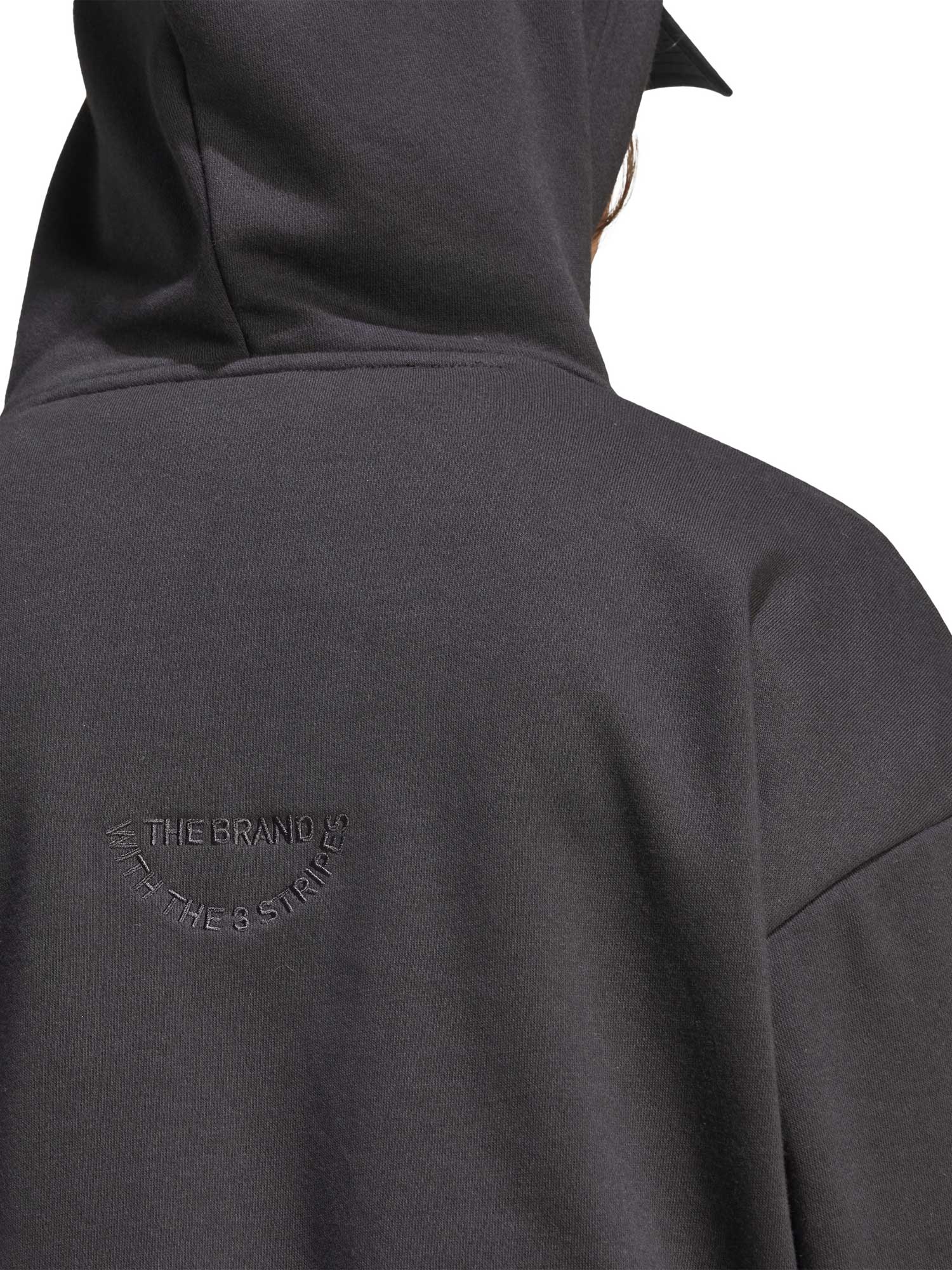 ADIDAS SPORTSWEAR Суитшърт Embroidered French Terry Crop Hoodie