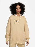 NIKE Блуза W FLC OS CREW MS