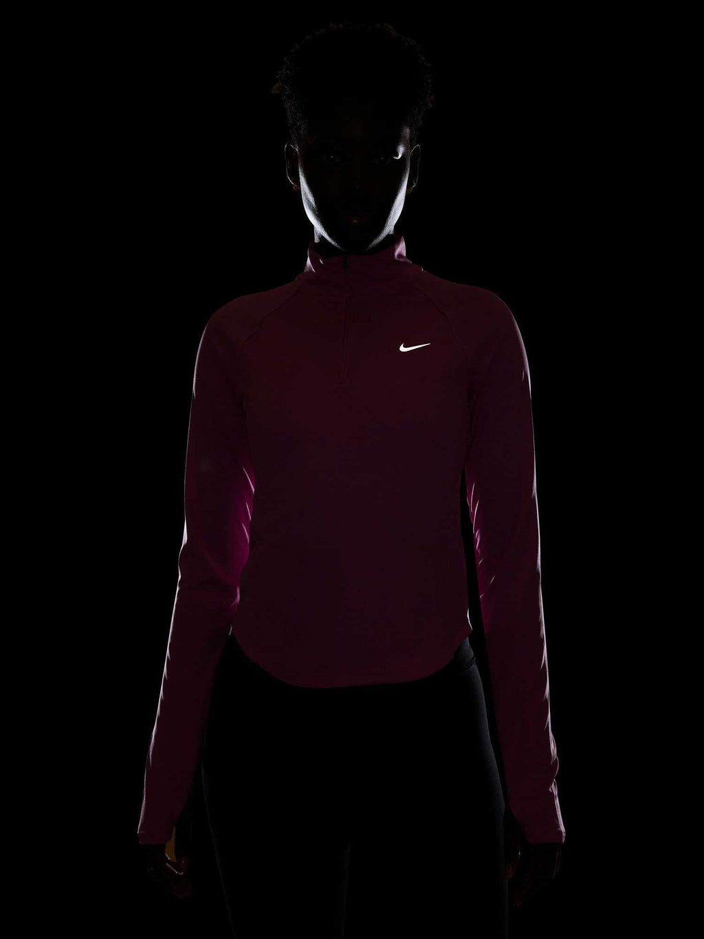 NIKE Блуза W NK TEMPO SWSH HBR DF HZ TOP