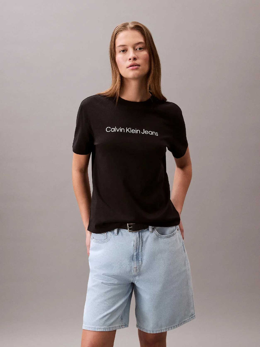 Calvin Klein Jeans Тениска A- INST LOGO CLASSIC TEE SS