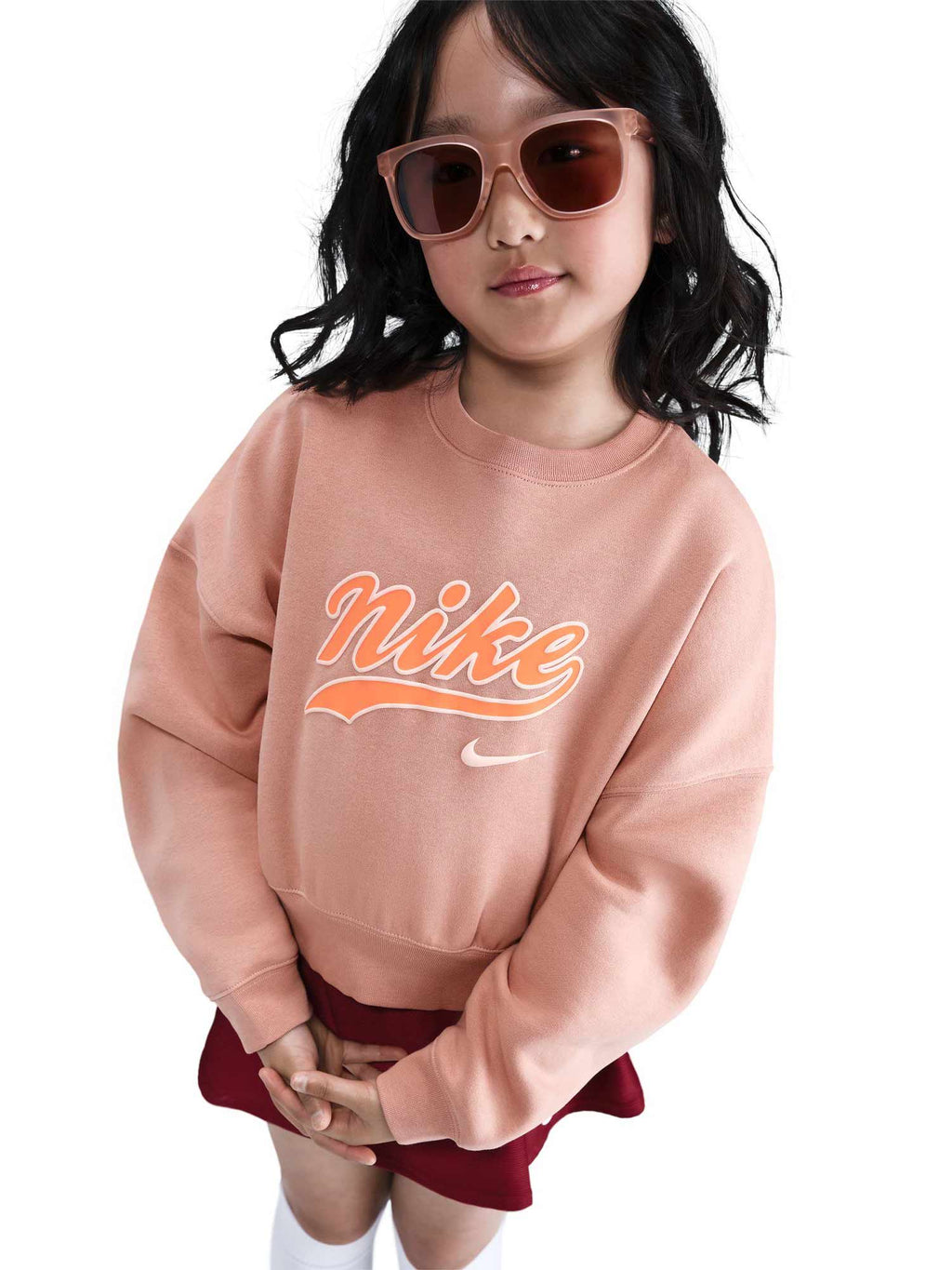 NIKE Блуза G NSW TREND FLC CRP CREW