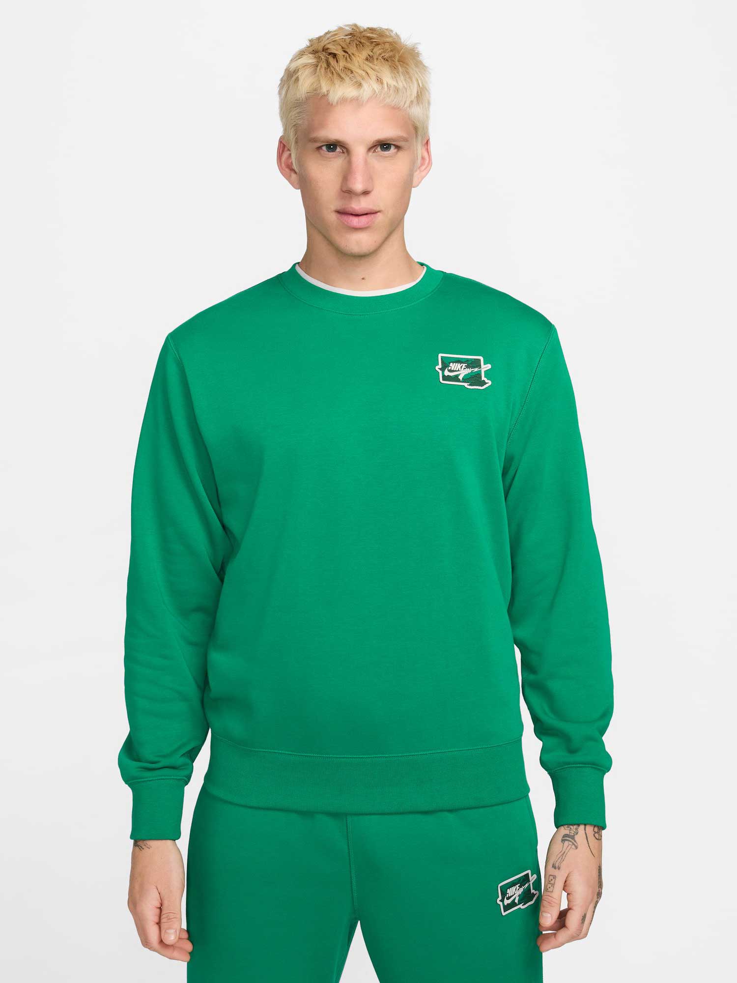 NIKE Блуза M NK CLUB FT CREW BOLT