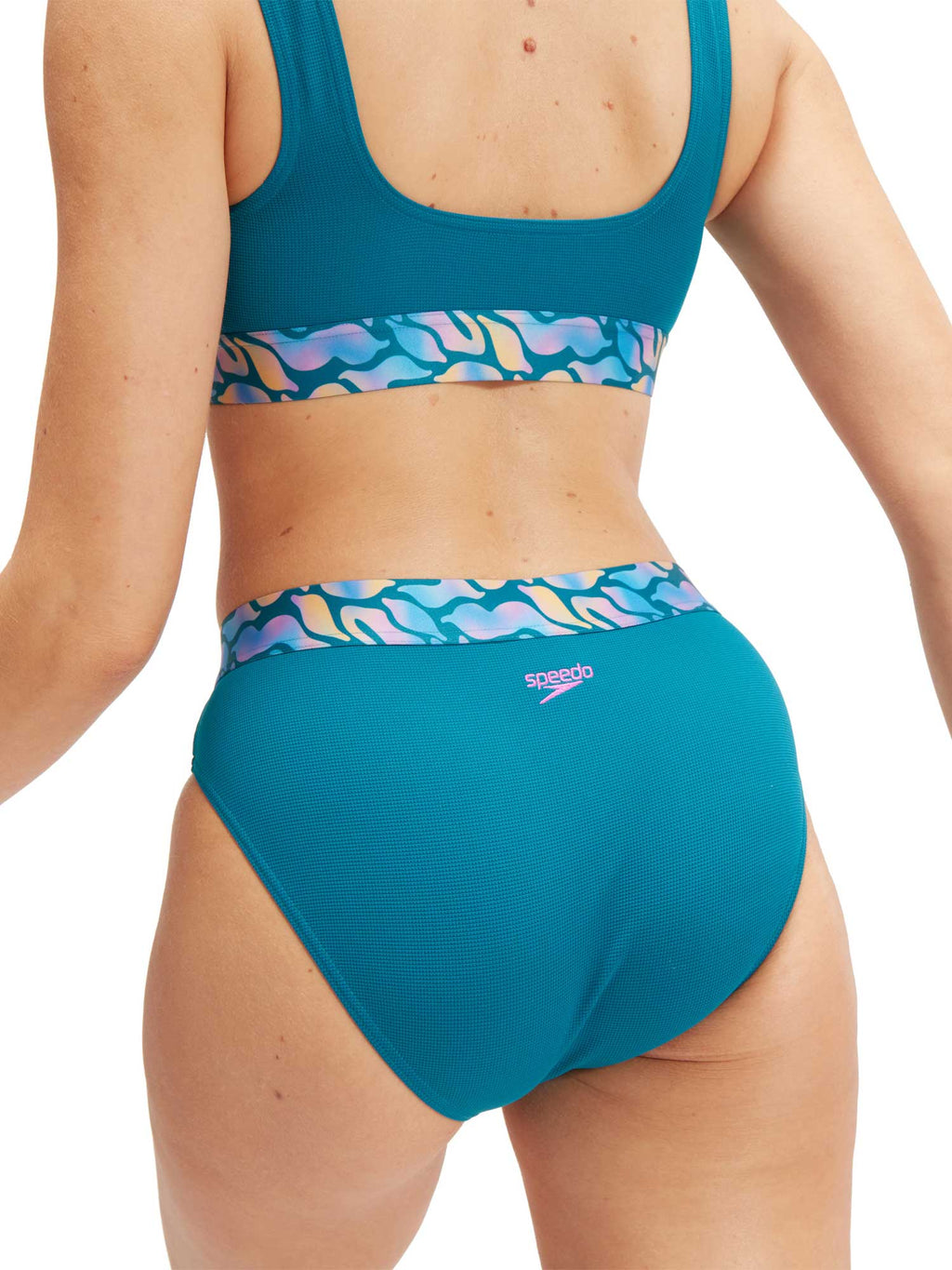 SPEEDO Бански 2 части WOMENS TEXTURED DEEP U-BACK